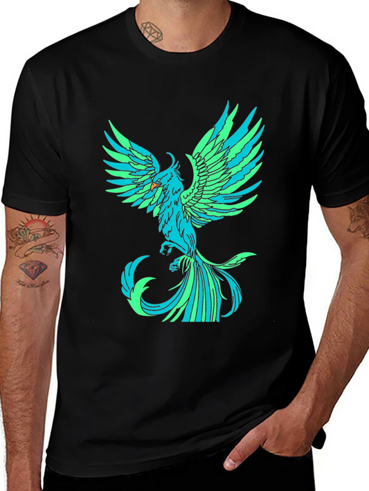 Phoenix Graphic Black T-Shirt