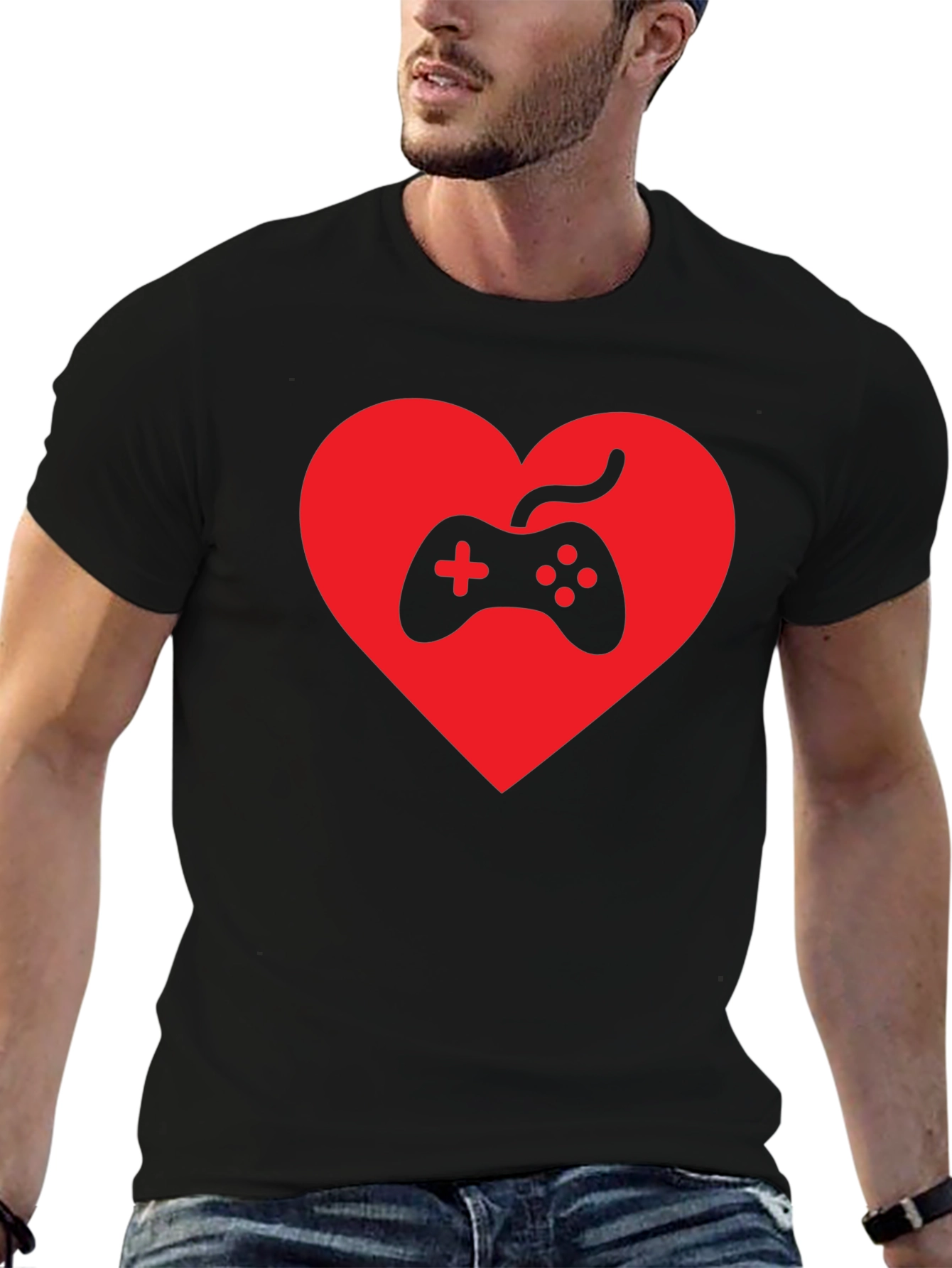 Gamer Heart T-Shirt - Love Gaming Tee