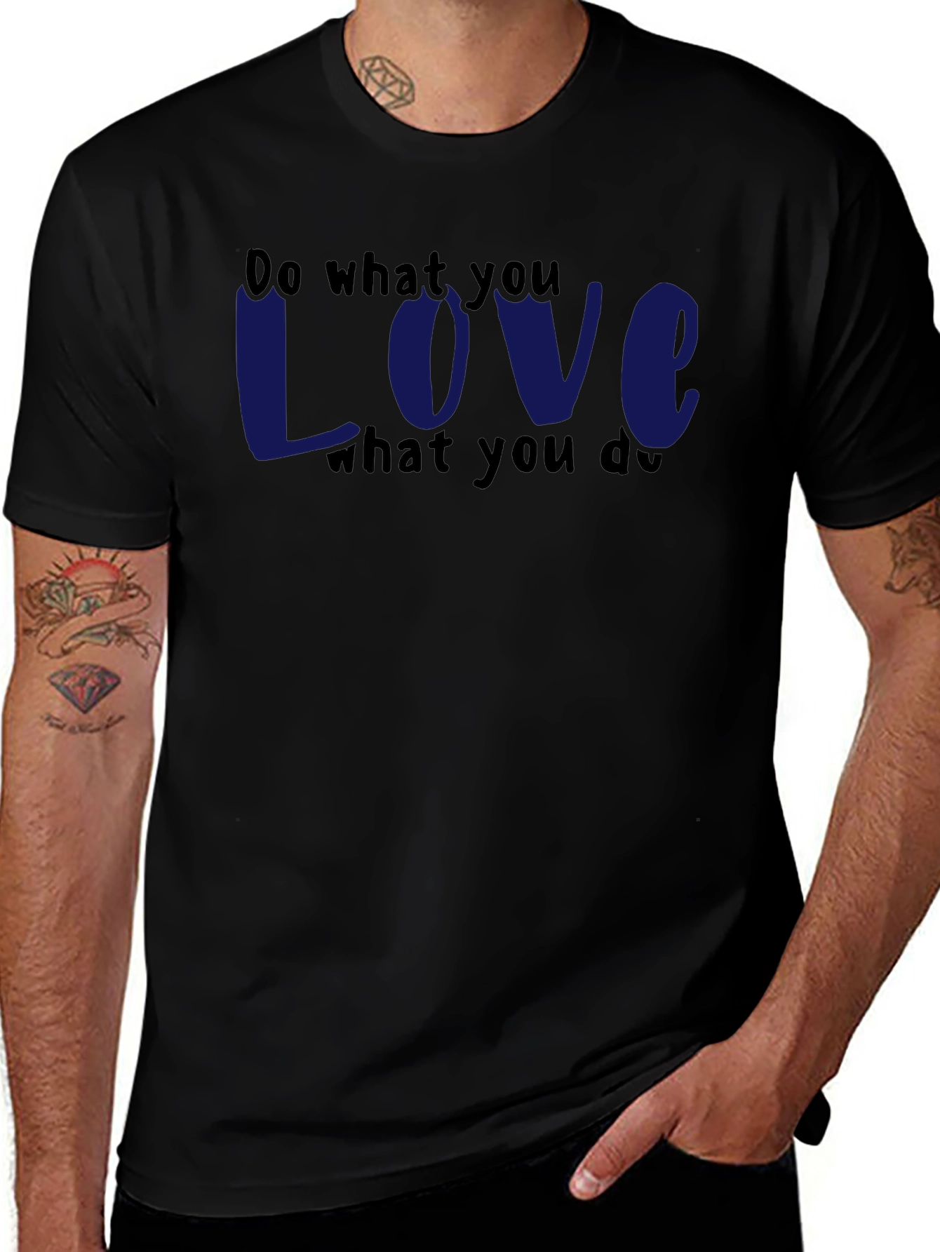 Do What You Love Graphic Tee - Black