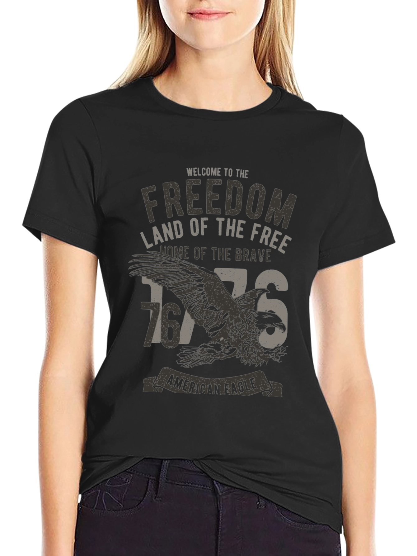 Freedom American Eagle Graphic T-Shirt
