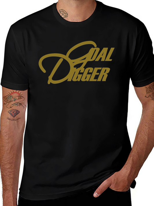 Goal Digger Graphic Tee - Black T-Shirt
