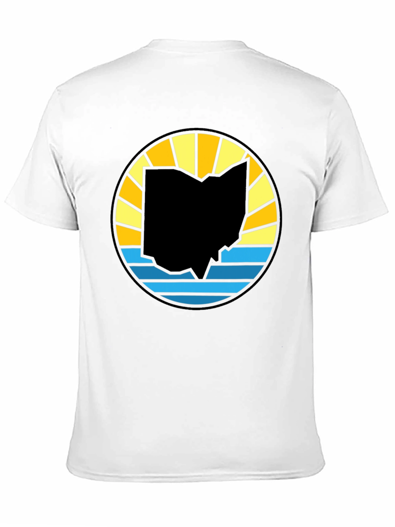 Ohio State Silhouette Sunset Graphic Tee