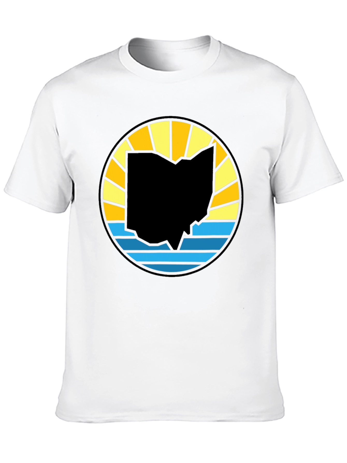 Ohio State Silhouette Sunset Graphic Tee
