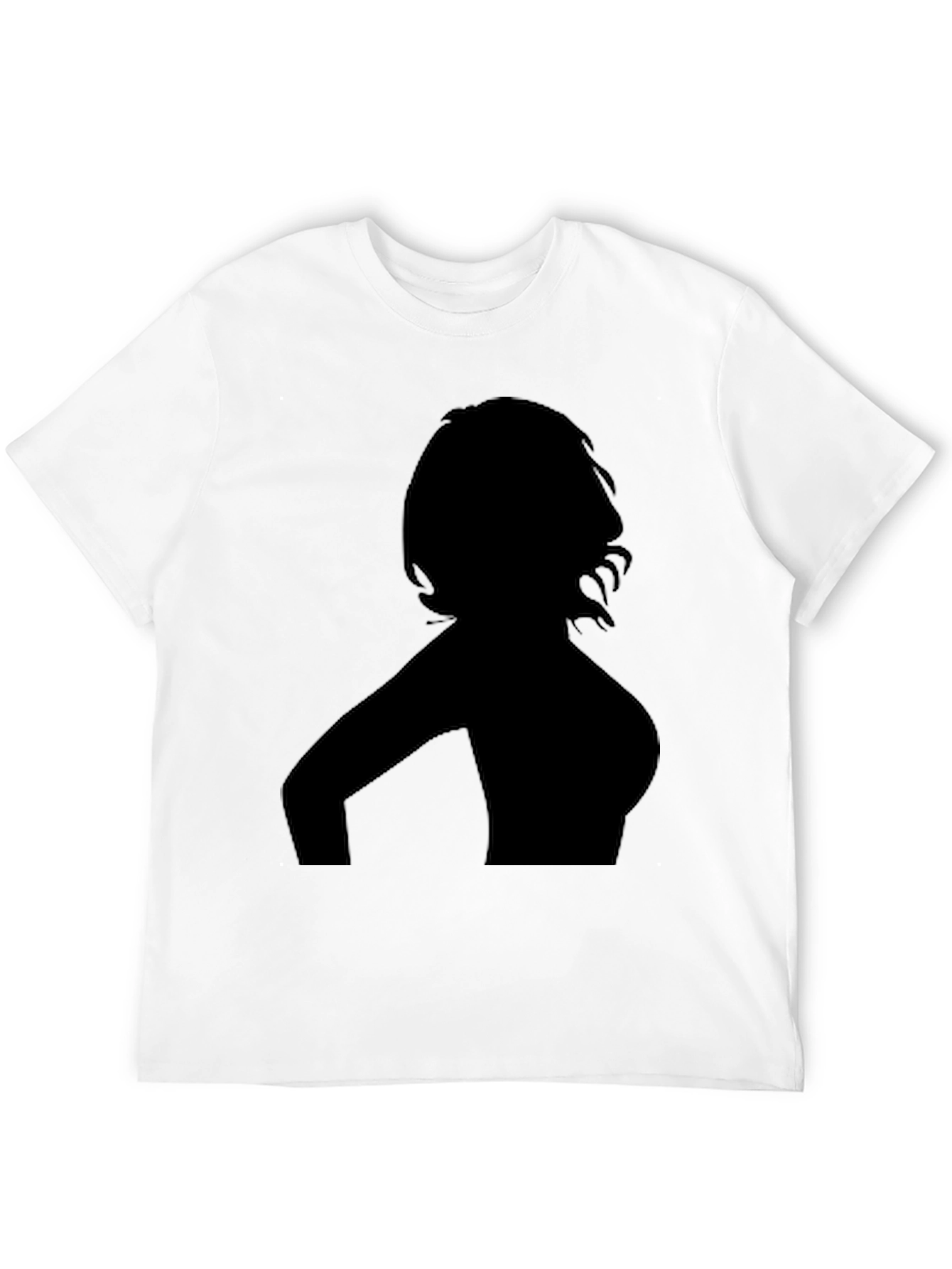 Silhouette Graphic Tee - Black Cotton Blend