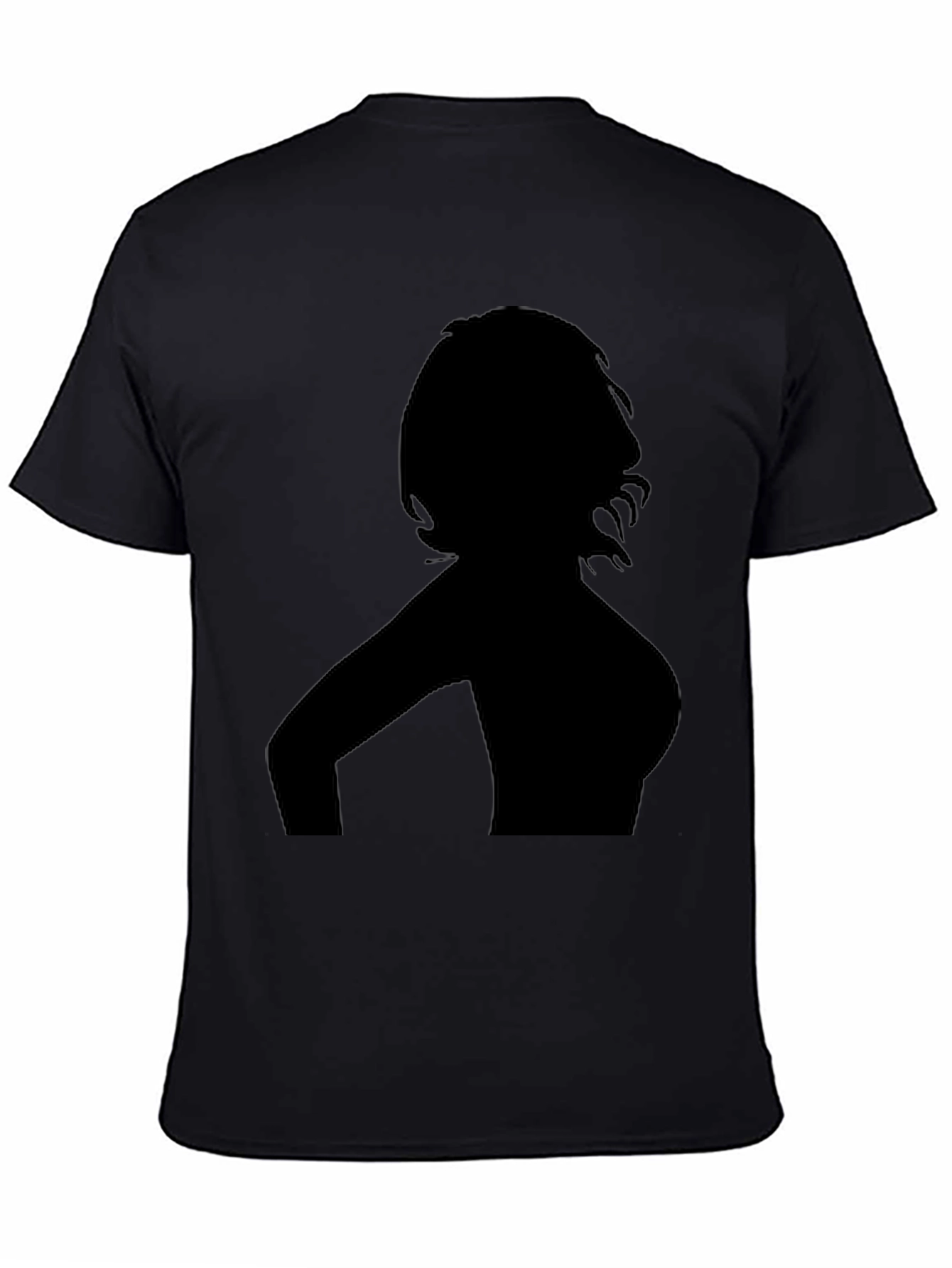 Silhouette Graphic Tee - Black Cotton Blend