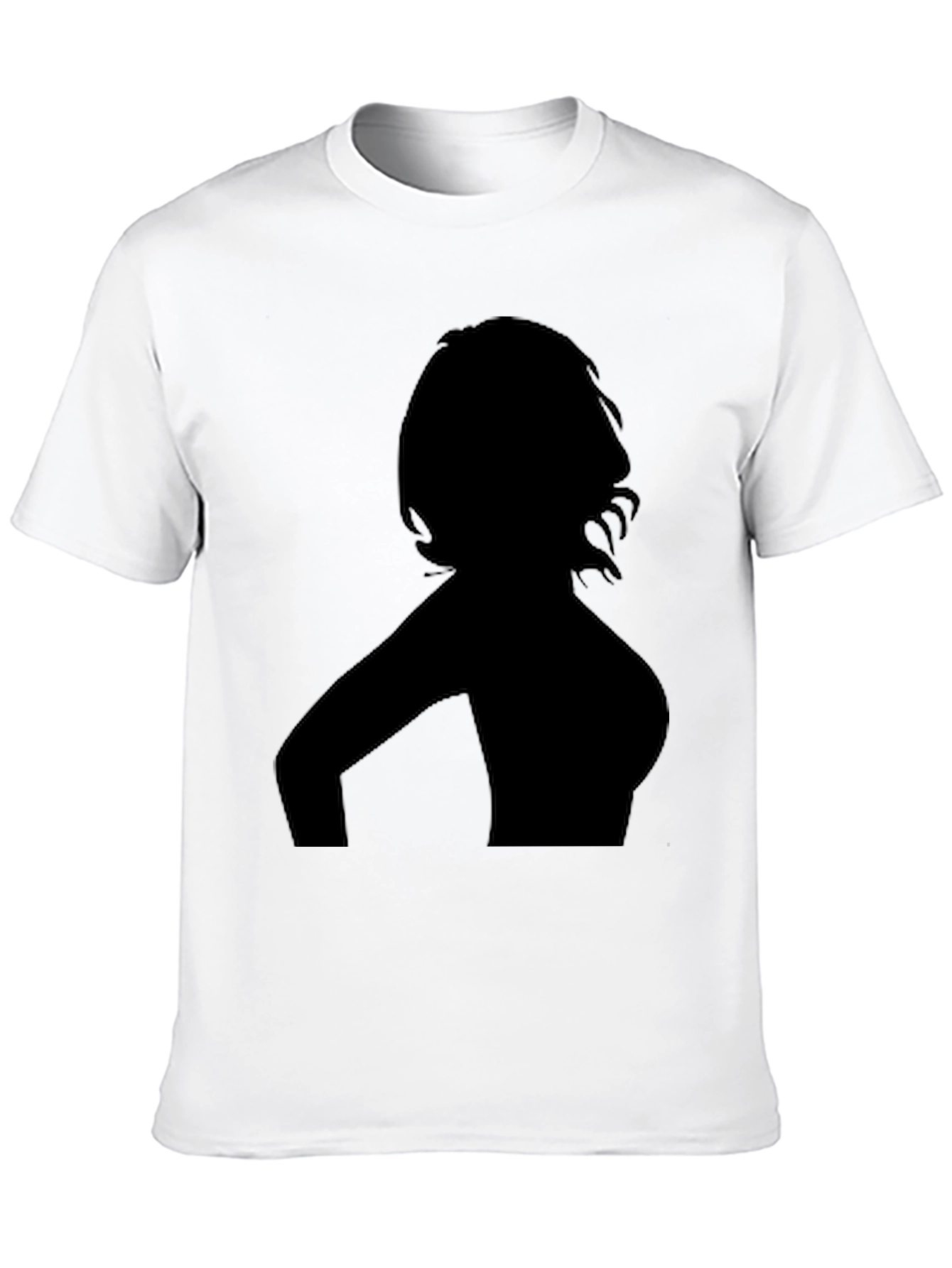 Silhouette Graphic Tee - Black Cotton Blend