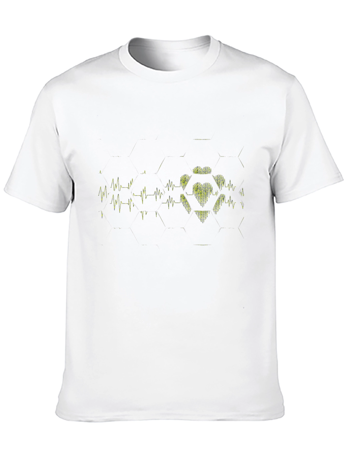 Pulse Heartbeat Graphic Black T-Shirt
