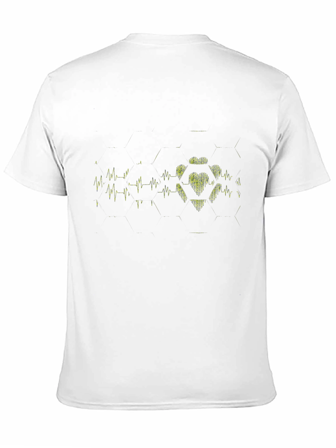 Pulse Heartbeat Graphic Black T-Shirt