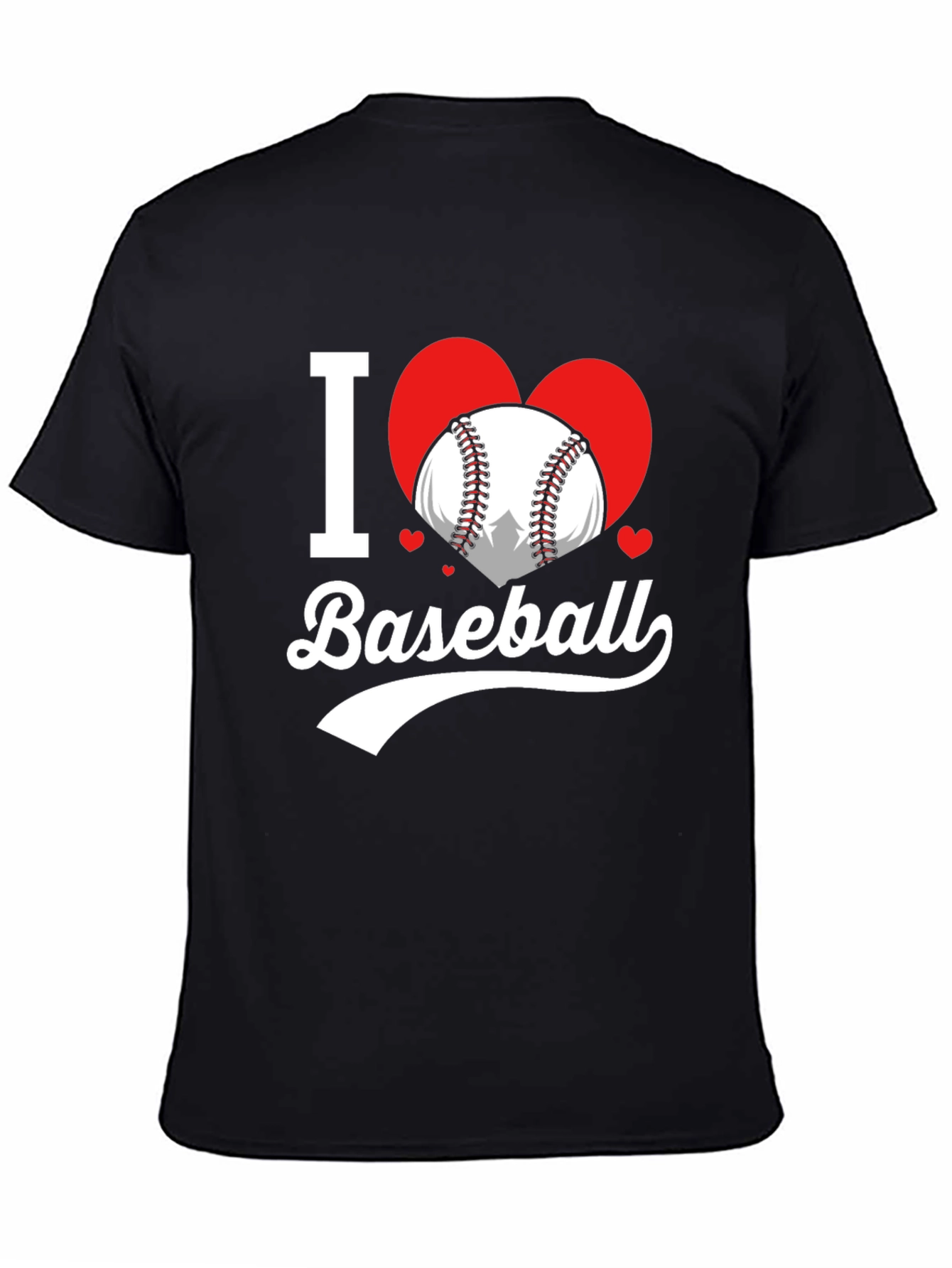 I Love Baseball T-Shirt Heart Graphic Tee