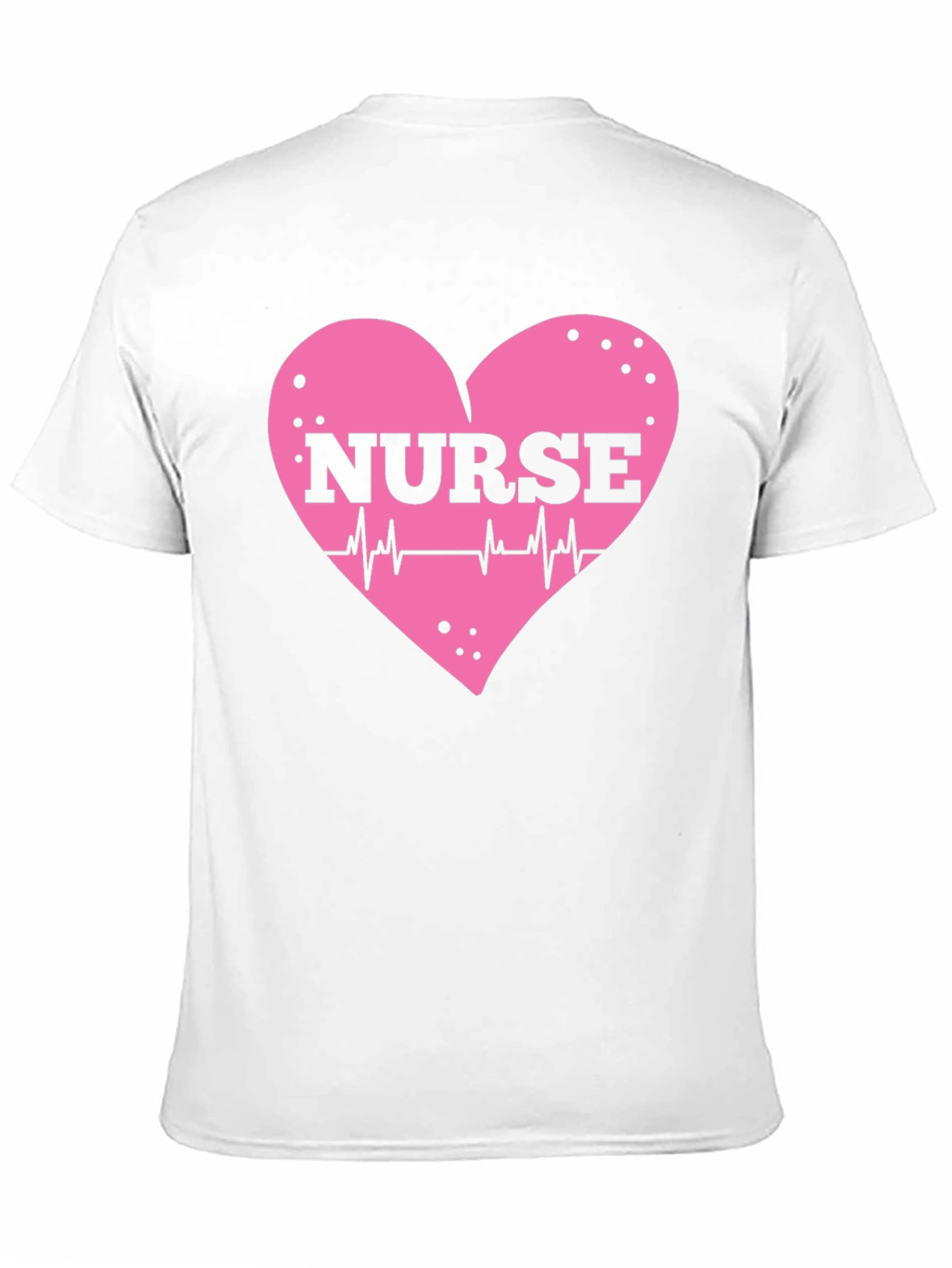 Nurse Heartbeat T-Shirt - Black Cotton Tee