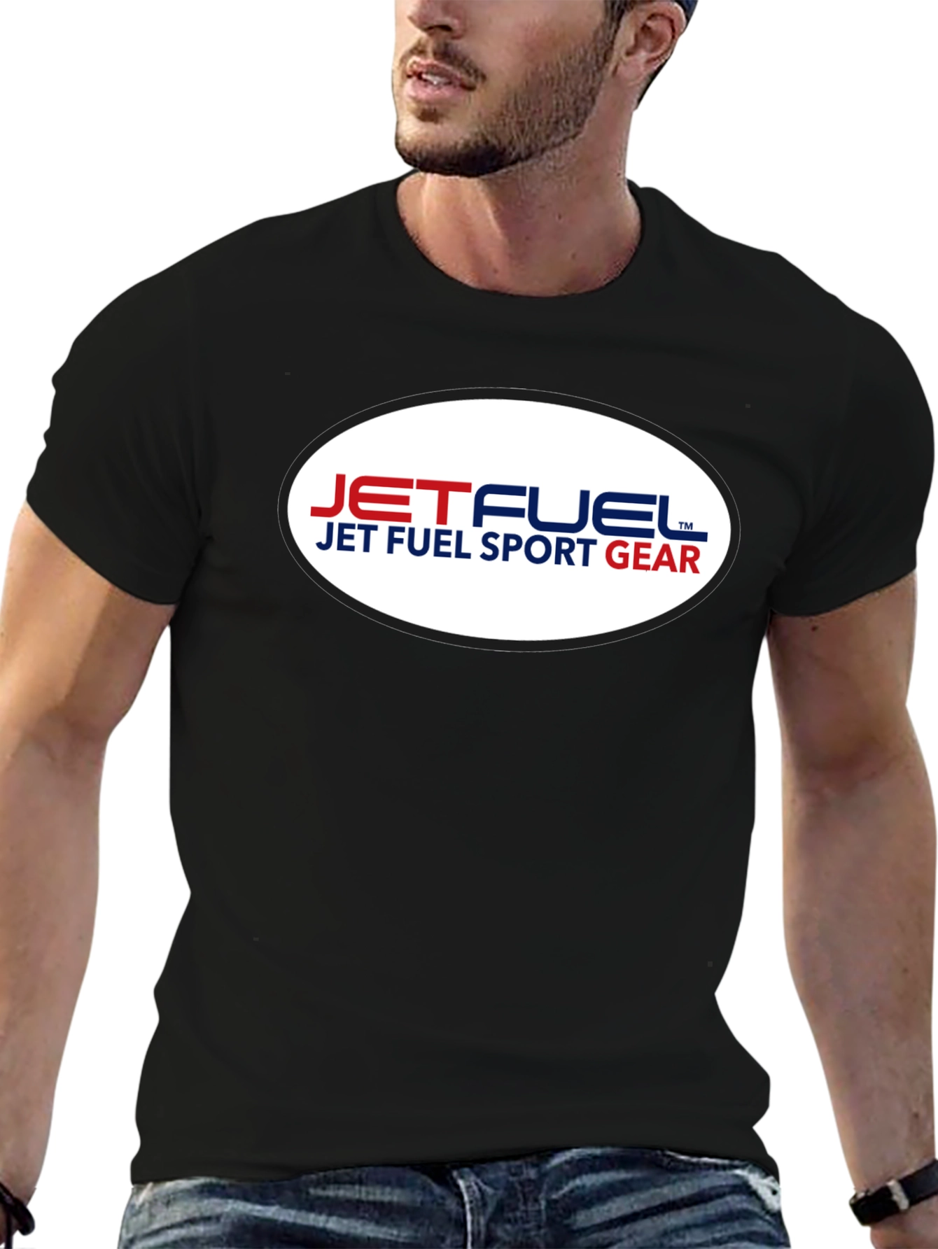 Jet Fuel Sport Gear Black T-Shirt