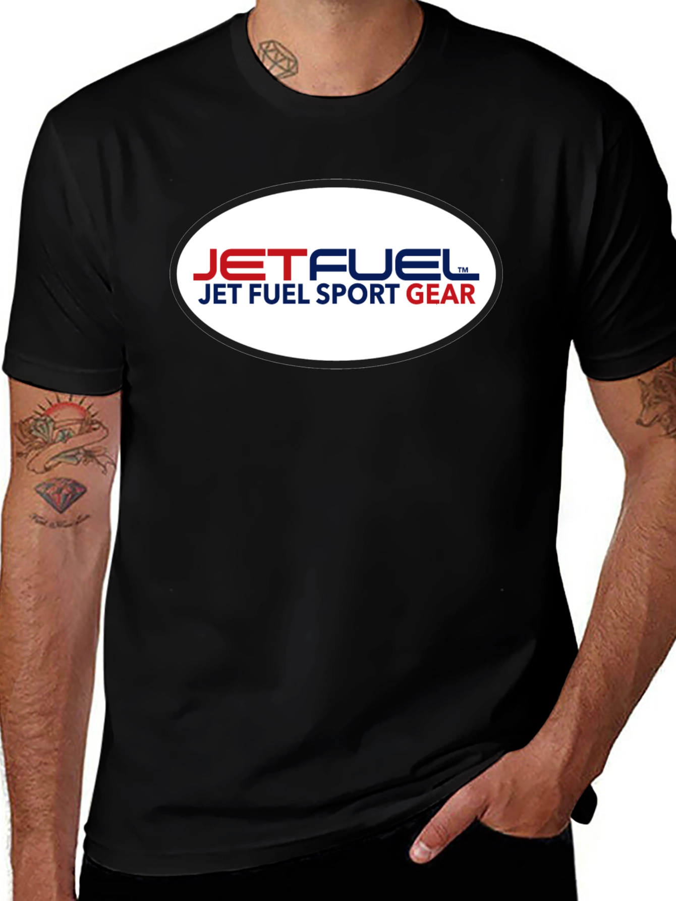 Jet Fuel Sport Gear Black T-Shirt