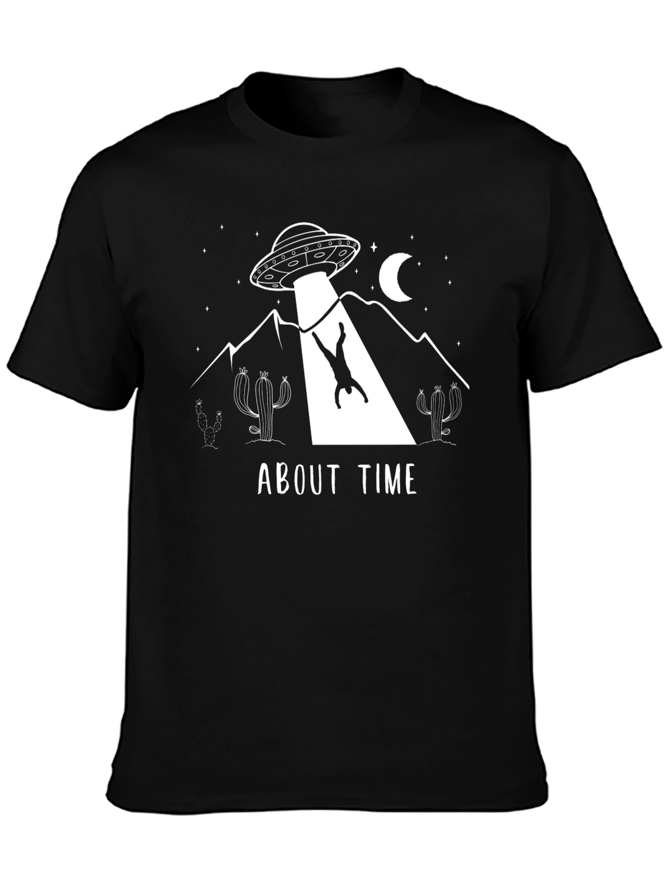 About Time Alien Abduction Graphic T-Shirt