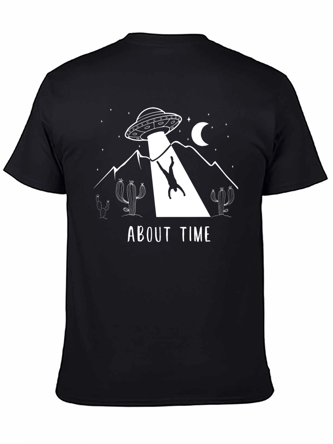 About Time Alien Abduction Graphic T-Shirt