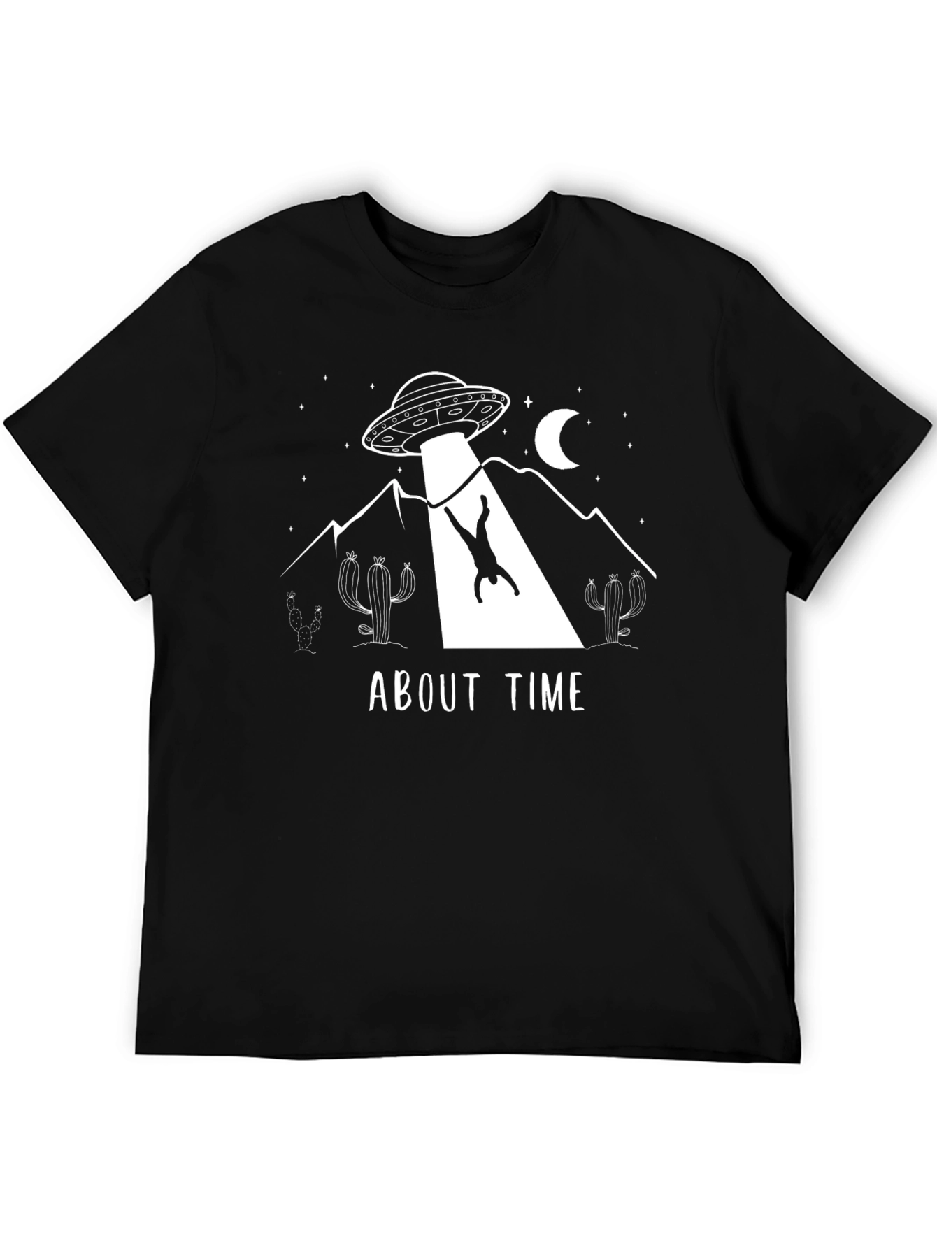 About Time Alien Abduction Graphic T-Shirt