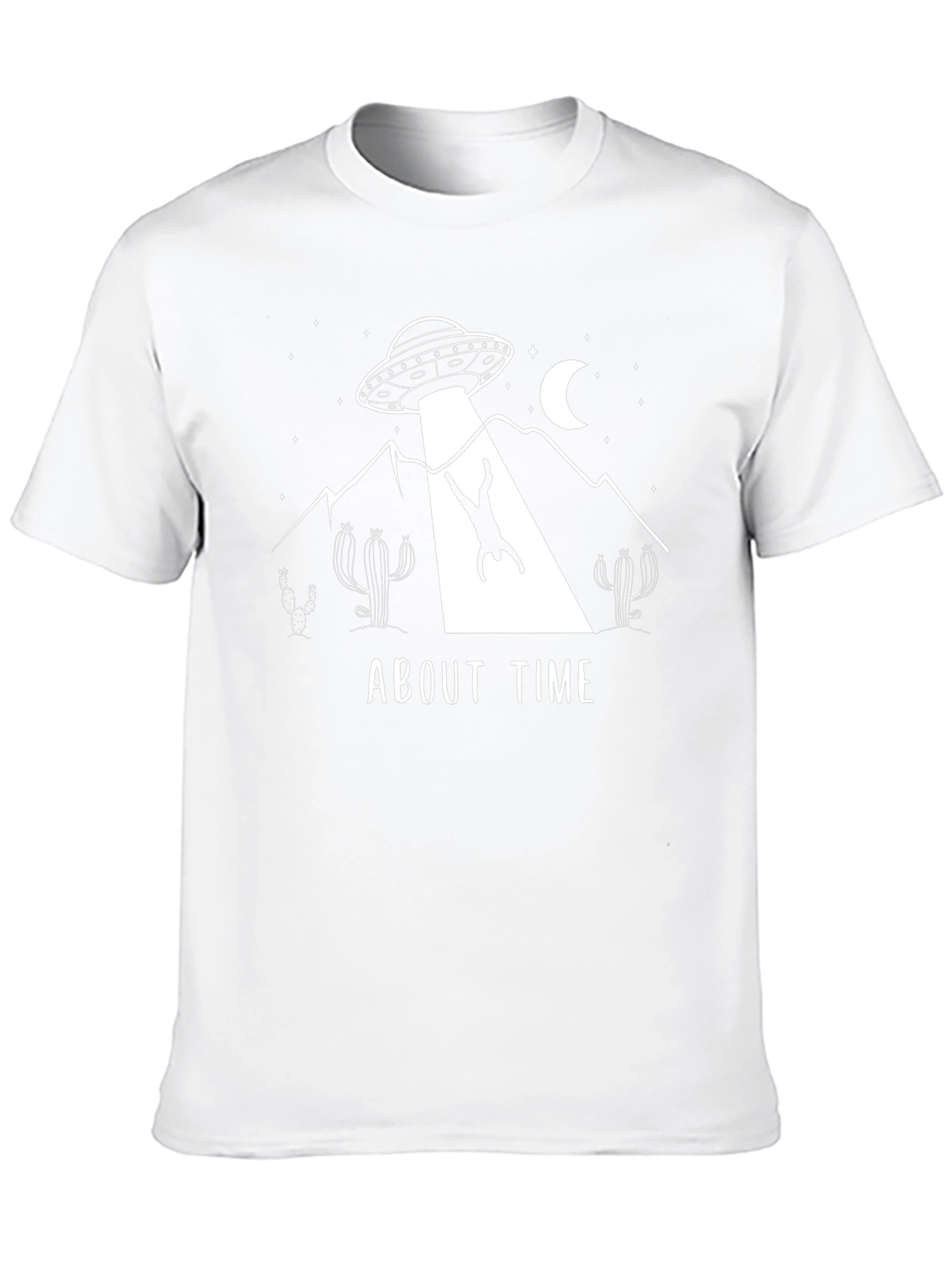 About Time Alien Abduction Graphic T-Shirt