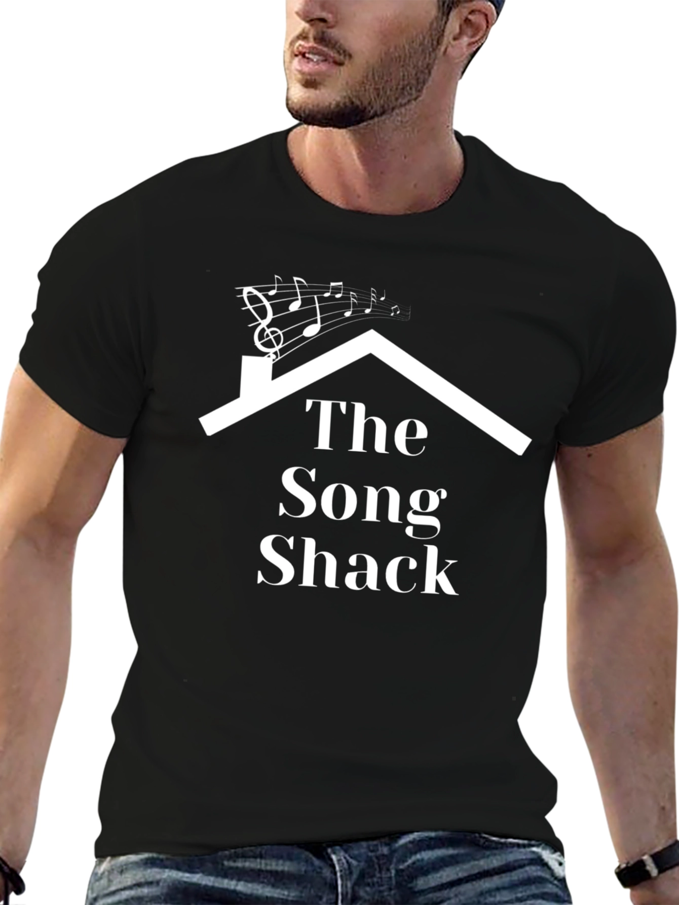 The Song Shack Black Graphic Tee