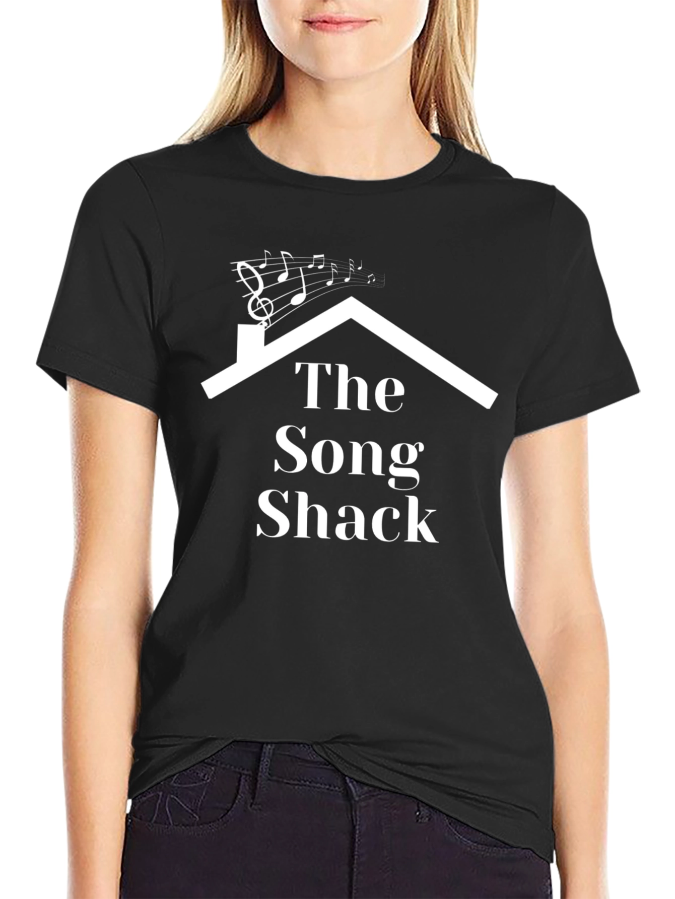 The Song Shack Black Graphic Tee