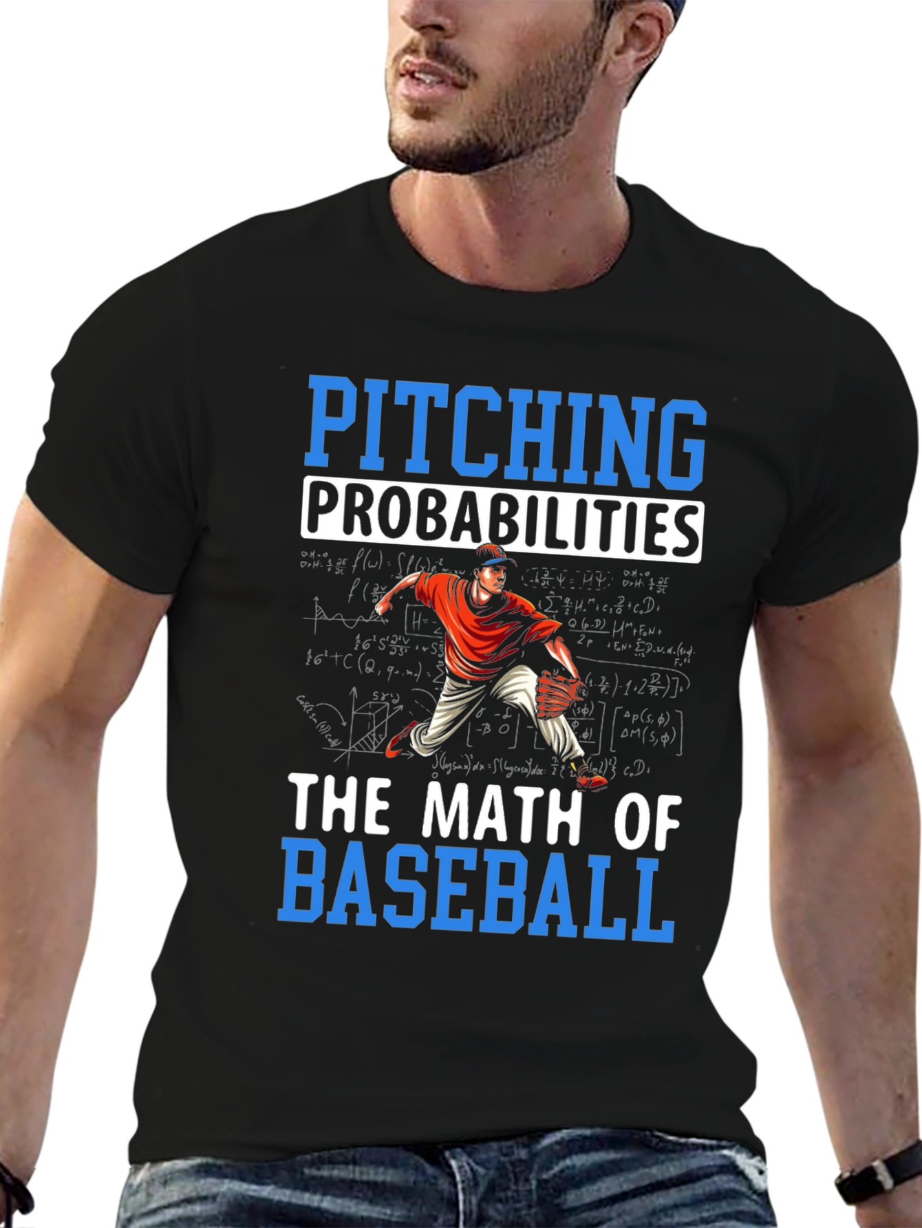 Pitching Probabilities Math of Baseball T-Shirt