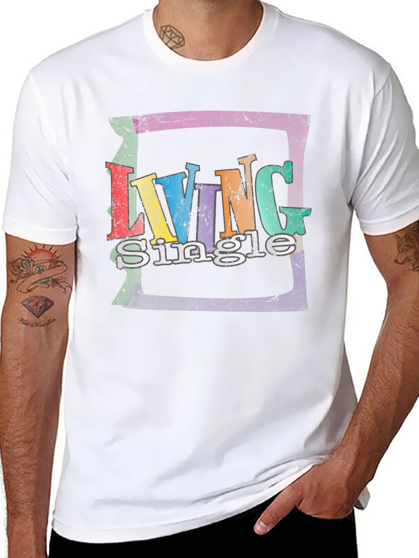 Living Single Black T-Shirt