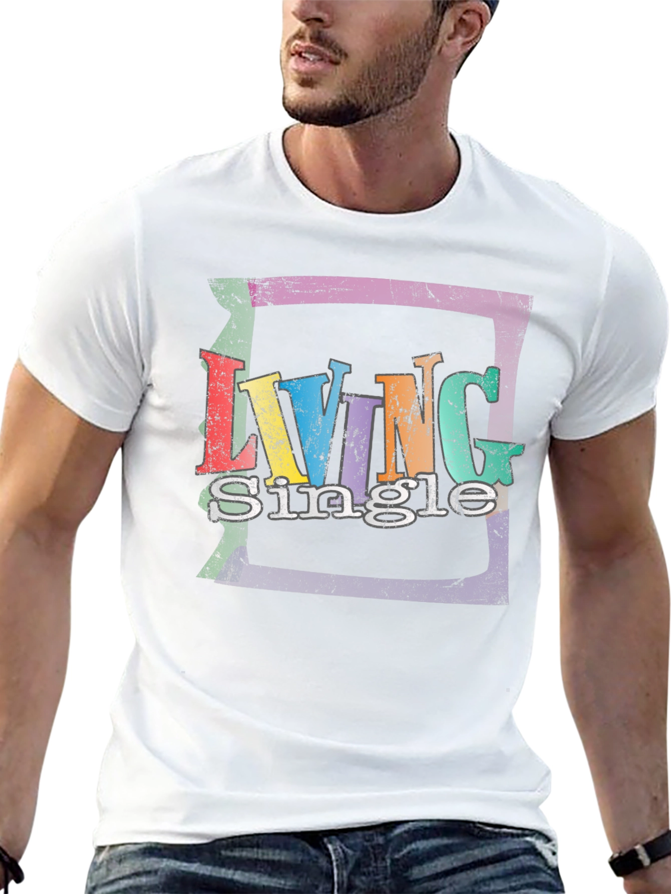 Living Single Black T-Shirt