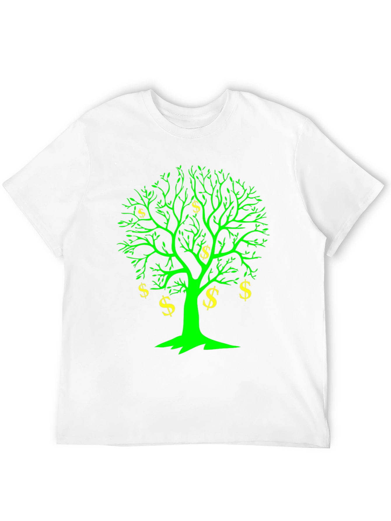 Money Tree Graphic Tee - Black Cotton