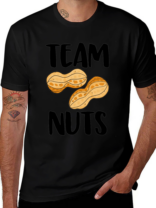 Team Nuts Funny Graphic Tee