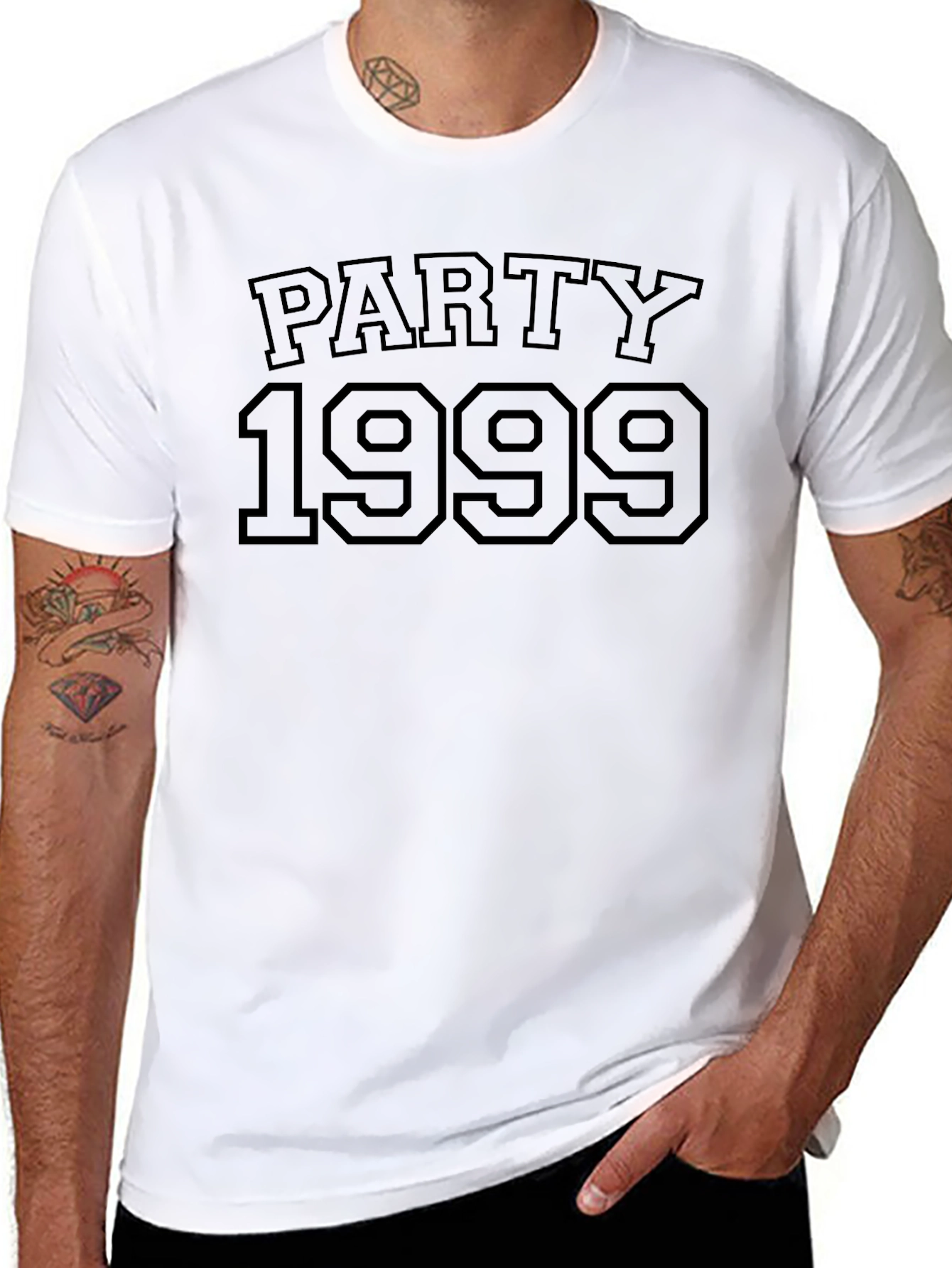 Party 1999 Black Graphic T-Shirt