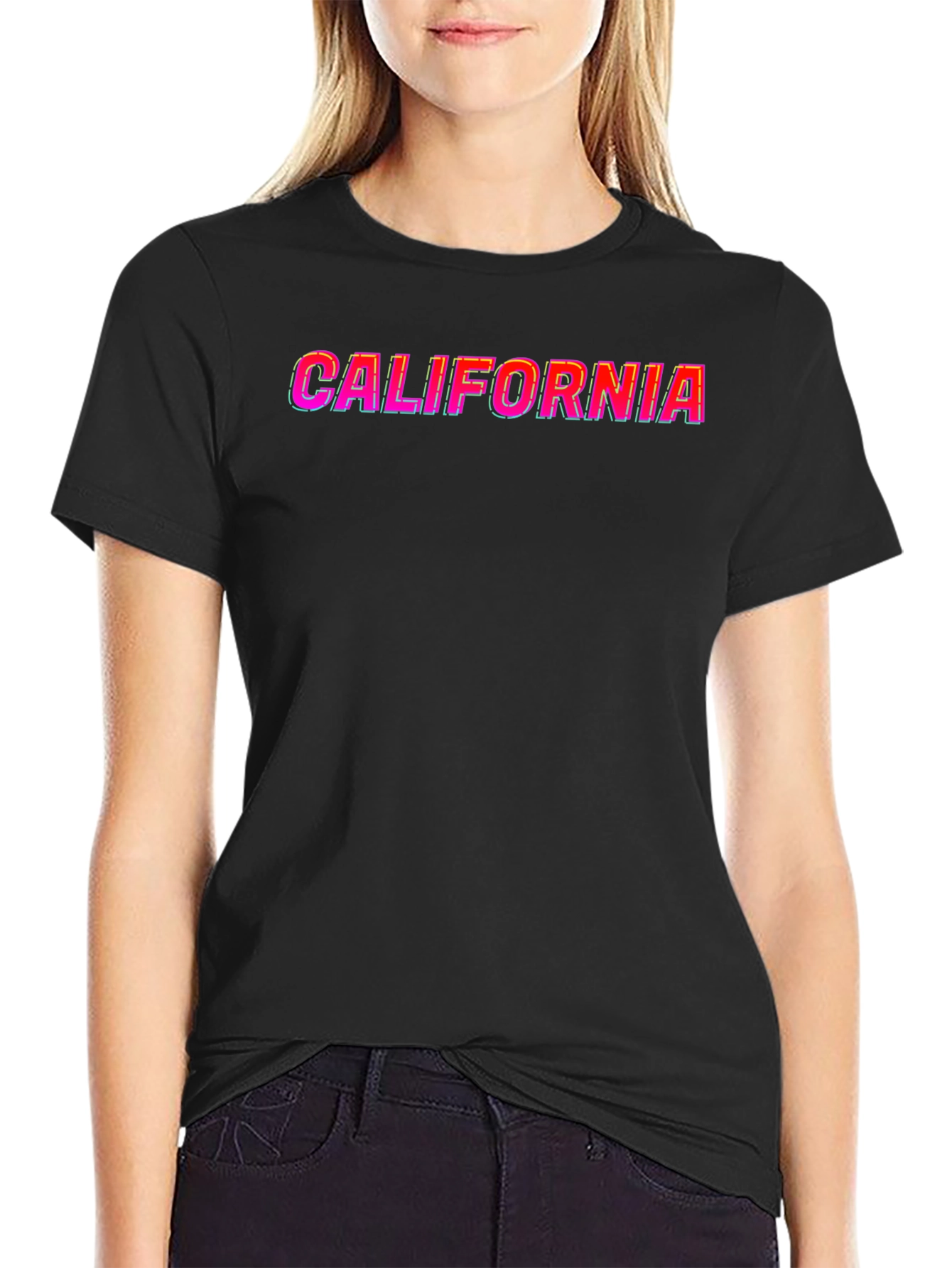 California Graphic Tee - Mens Black T-Shirt