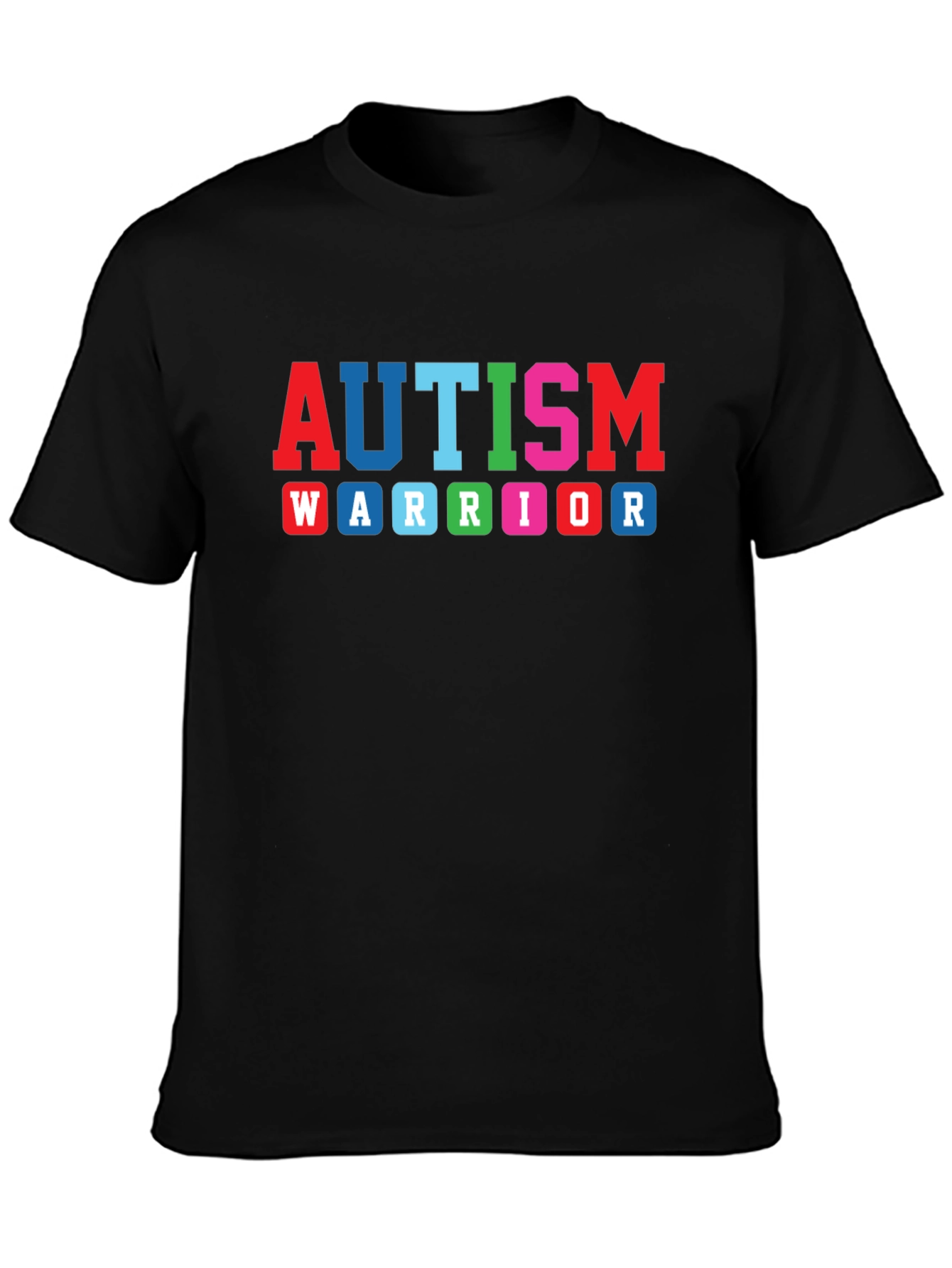 Autism Warrior T-Shirt: Black Awareness Tee