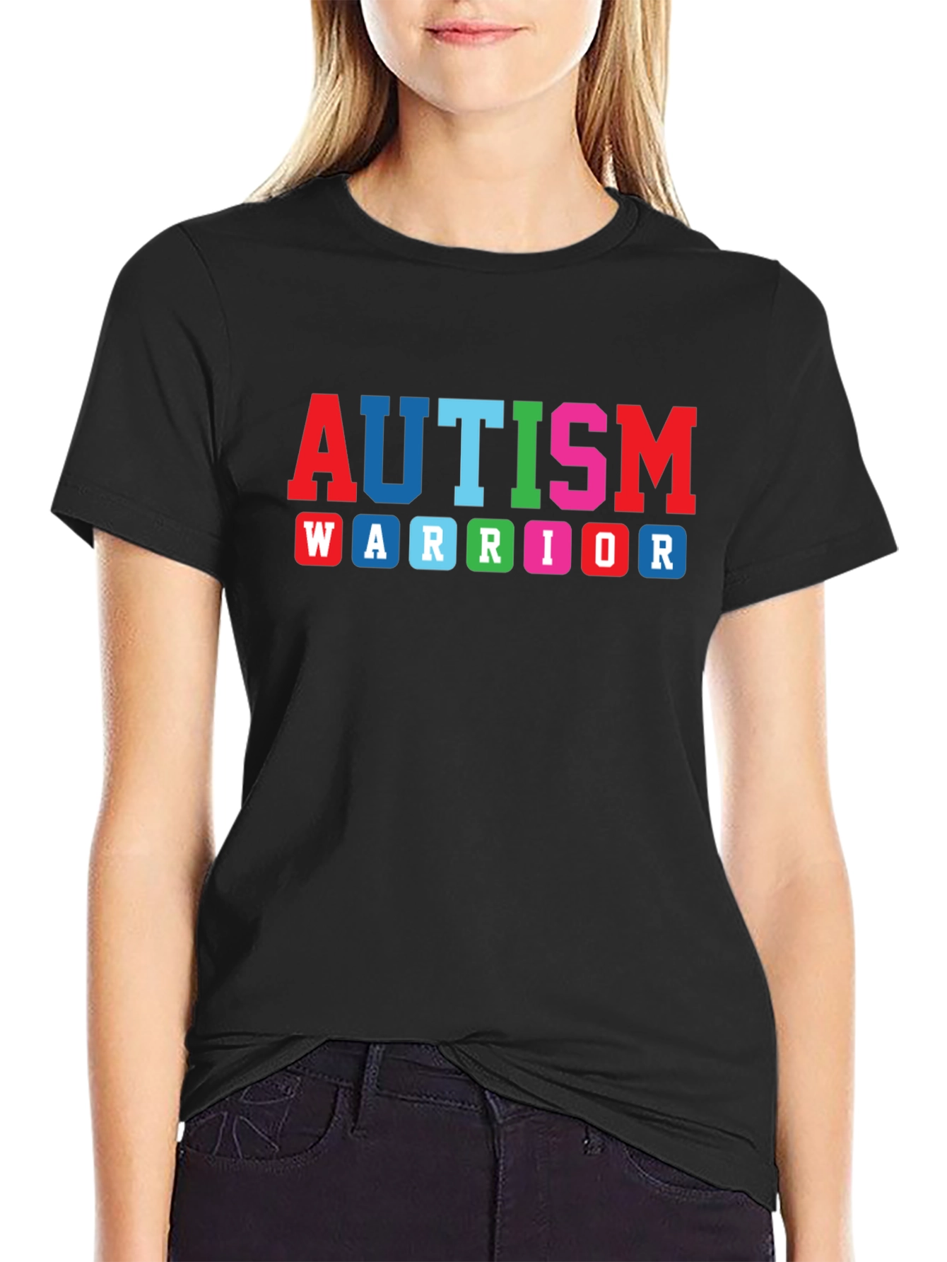 Autism Warrior T-Shirt: Black Awareness Tee
