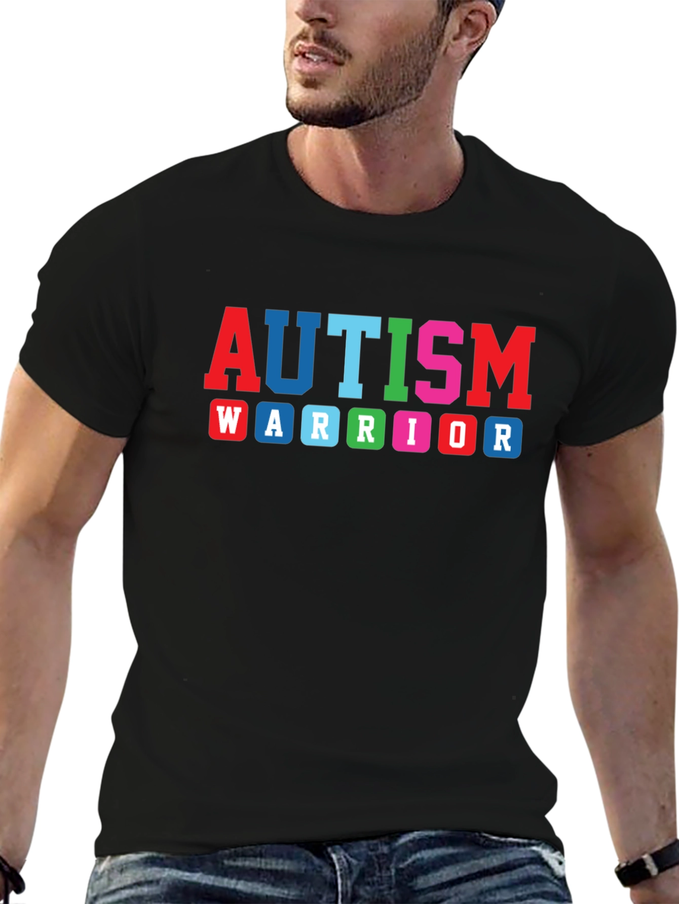 Autism Warrior T-Shirt: Black Awareness Tee