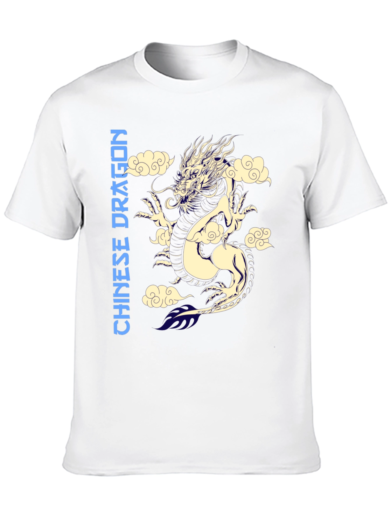 Chinese Dragon Graphic Tee - Mens Black T-Shirt