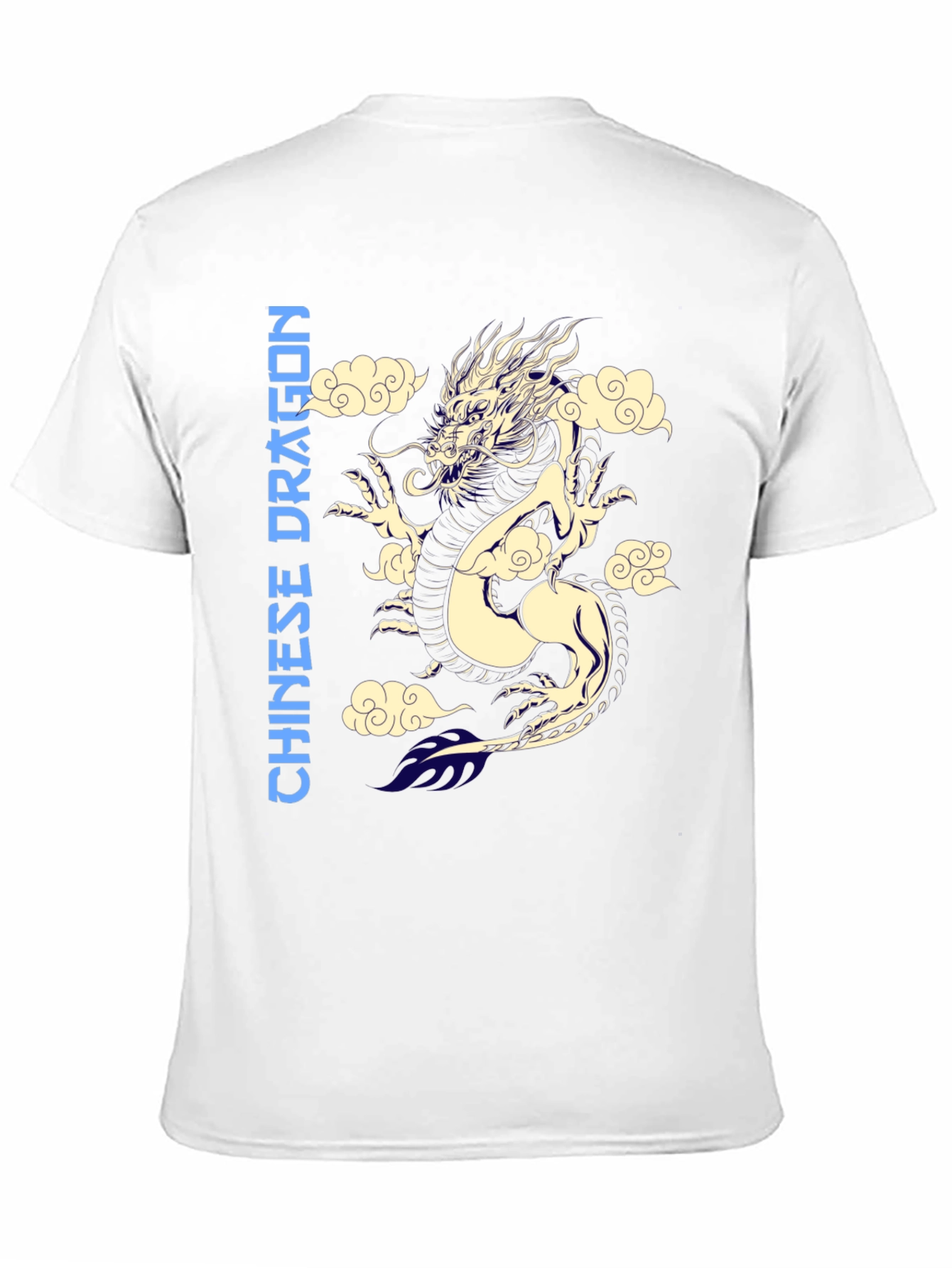 Chinese Dragon Graphic Tee - Mens Black T-Shirt