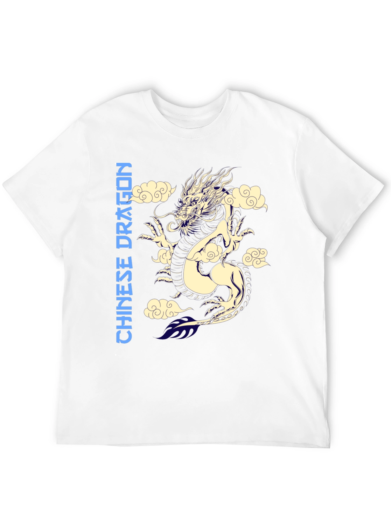 Chinese Dragon Graphic Tee - Mens Black T-Shirt