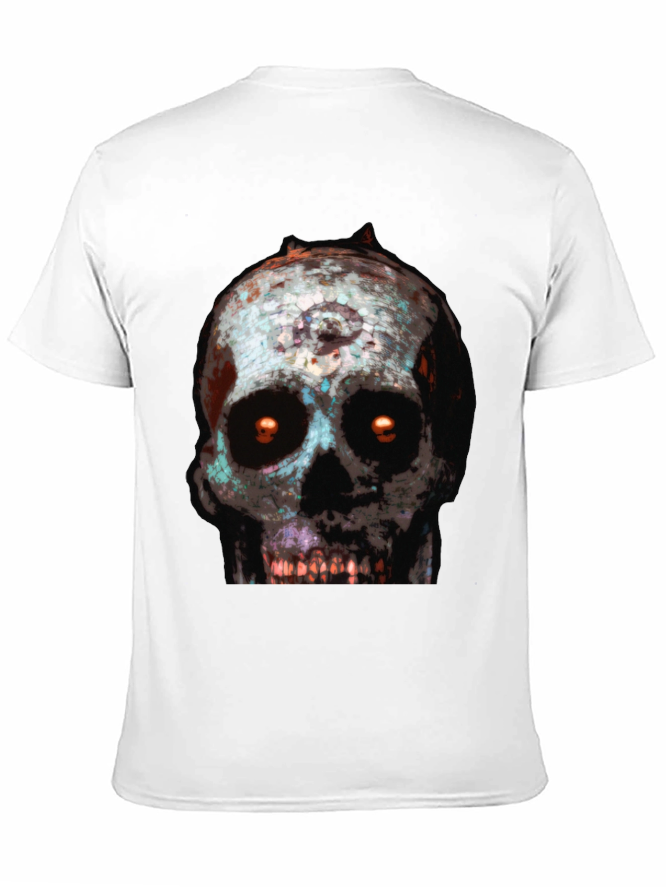 Skull Graphic Print Mens T-Shirt