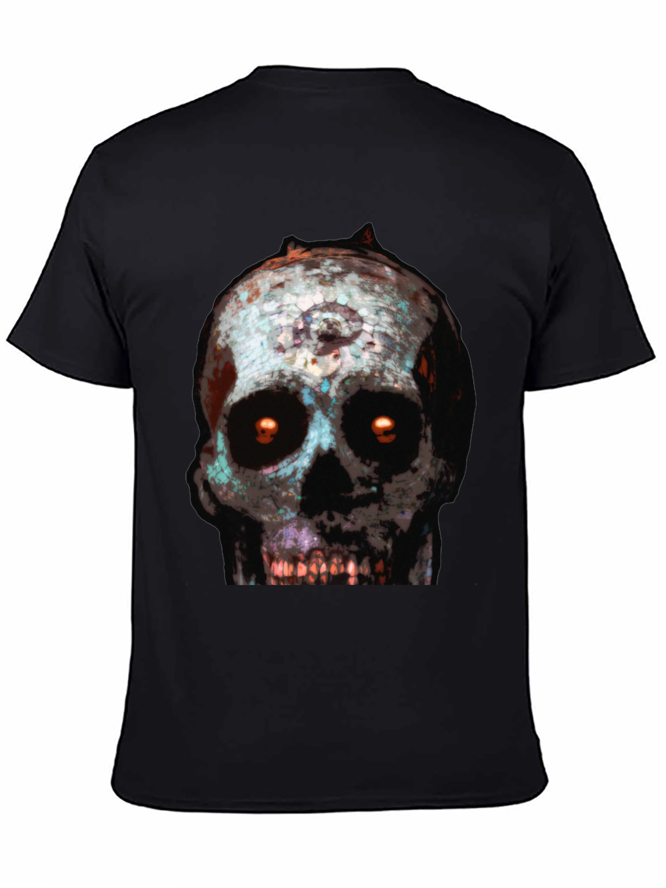 Skull Graphic Print Mens T-Shirt
