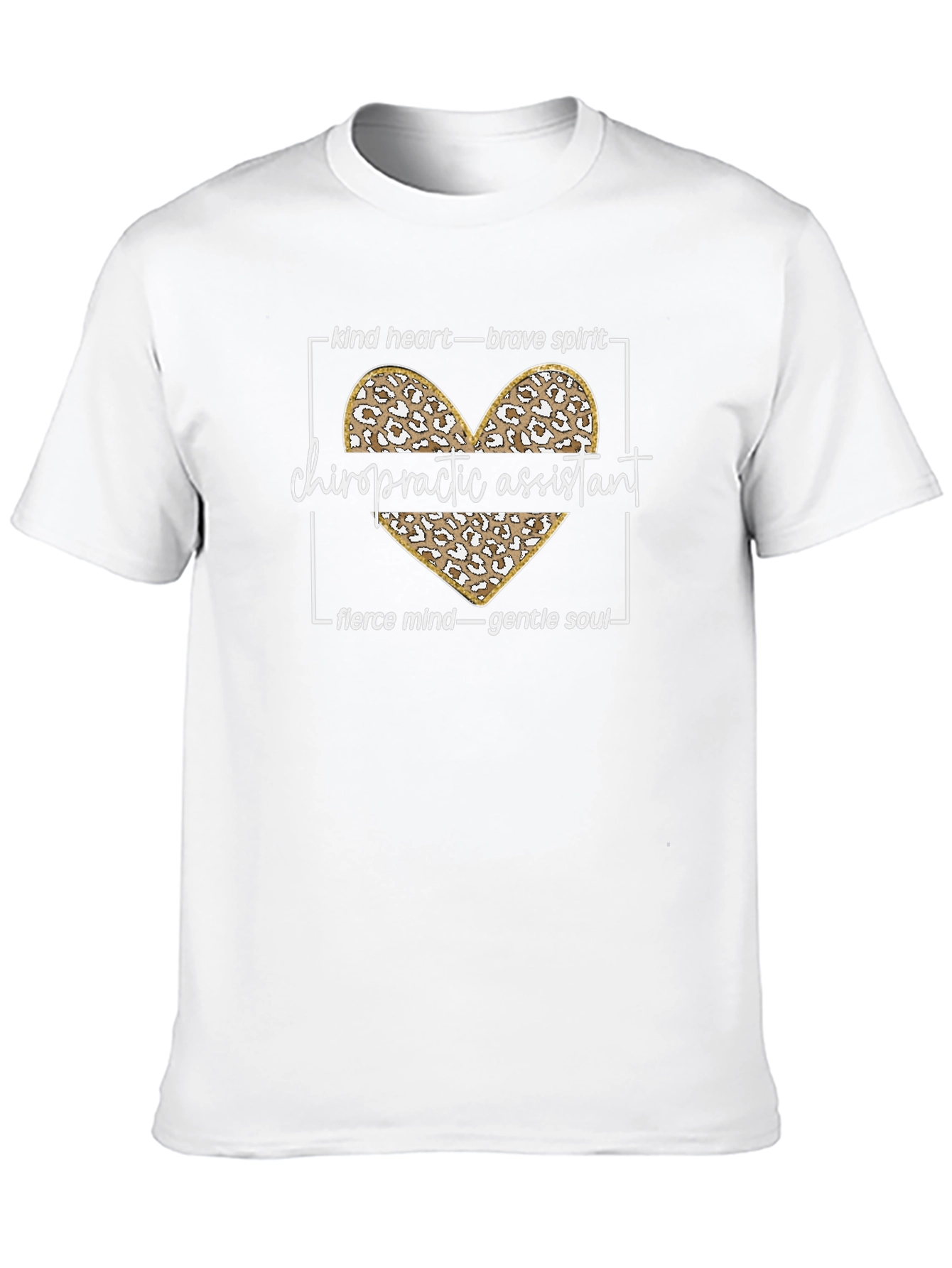 Chiropractic Assistant Heart Graphic T-Shirt