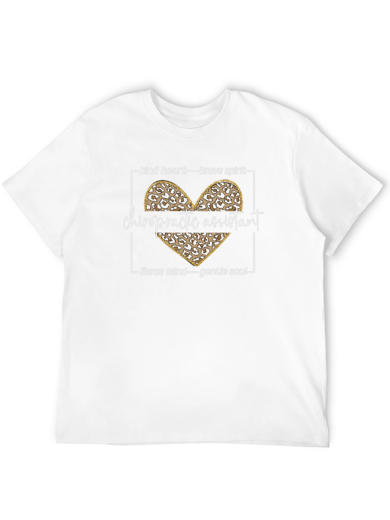 Chiropractic Assistant Heart Graphic T-Shirt
