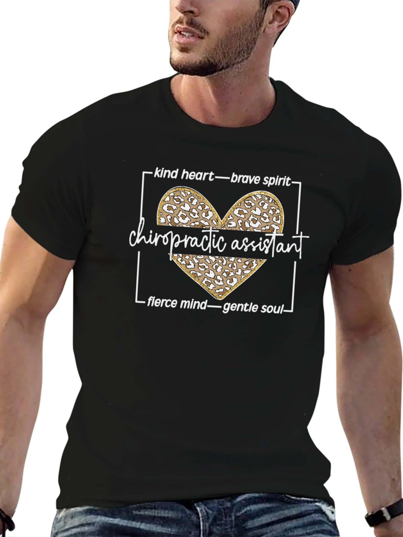 Chiropractic Assistant Heart Graphic T-Shirt