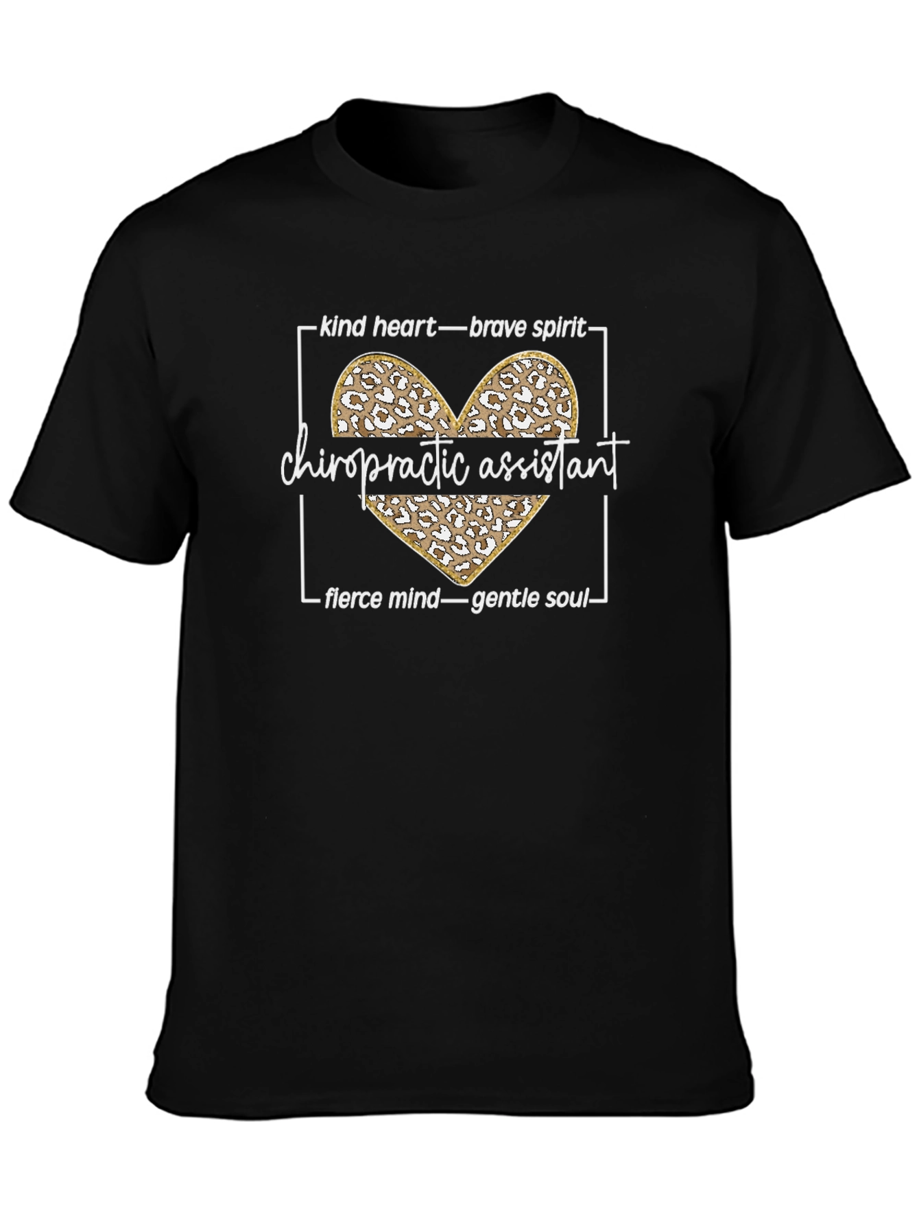 Chiropractic Assistant Heart Graphic T-Shirt