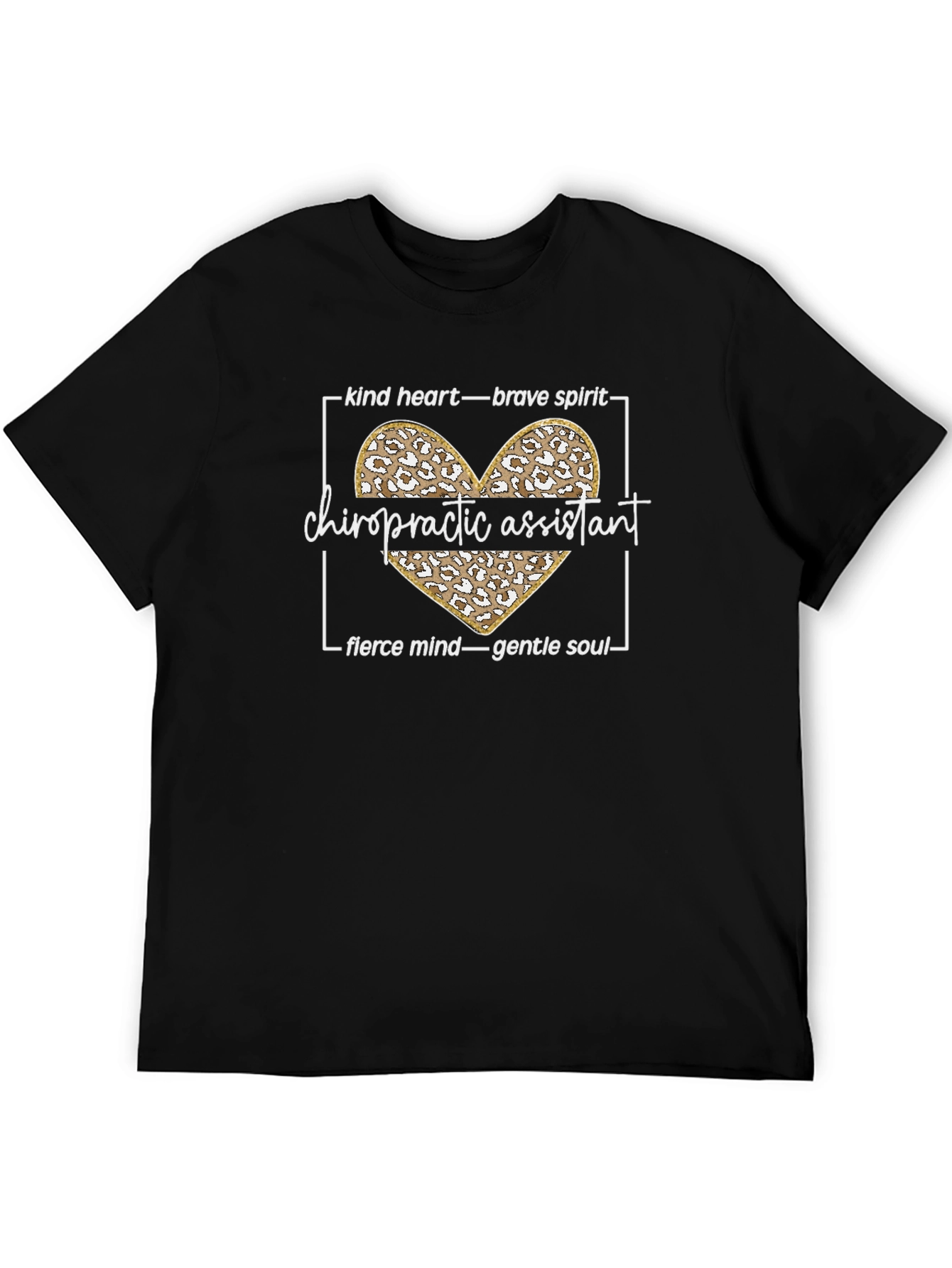 Chiropractic Assistant Heart Graphic T-Shirt