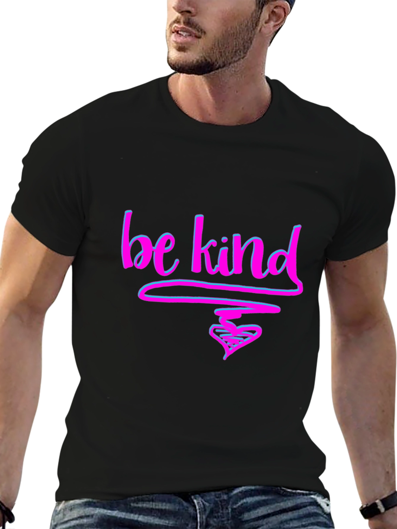 Be Kind T-Shirt - Graphic Tee with Heart Design