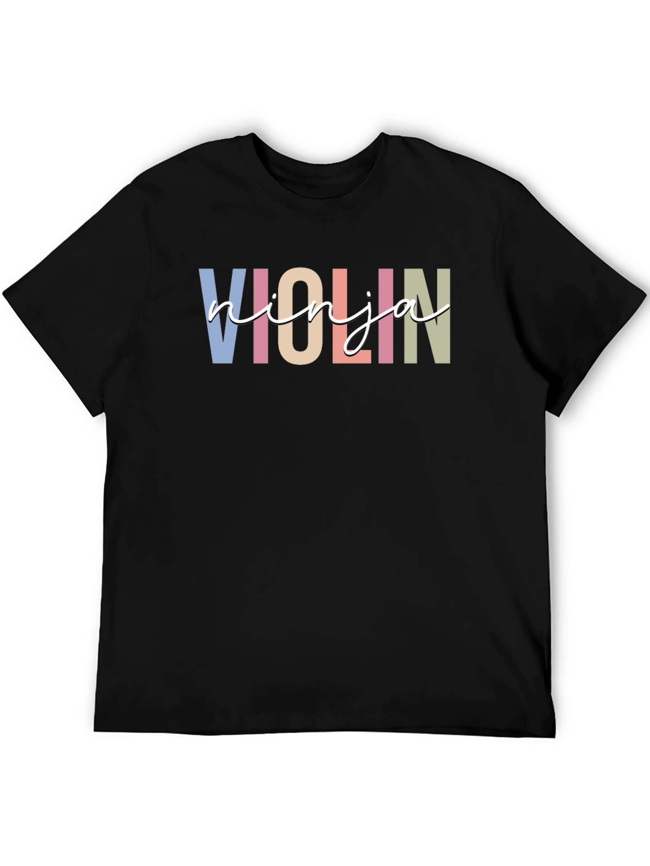 Violin Ninja Graphic Tee - Classic Crew Neck