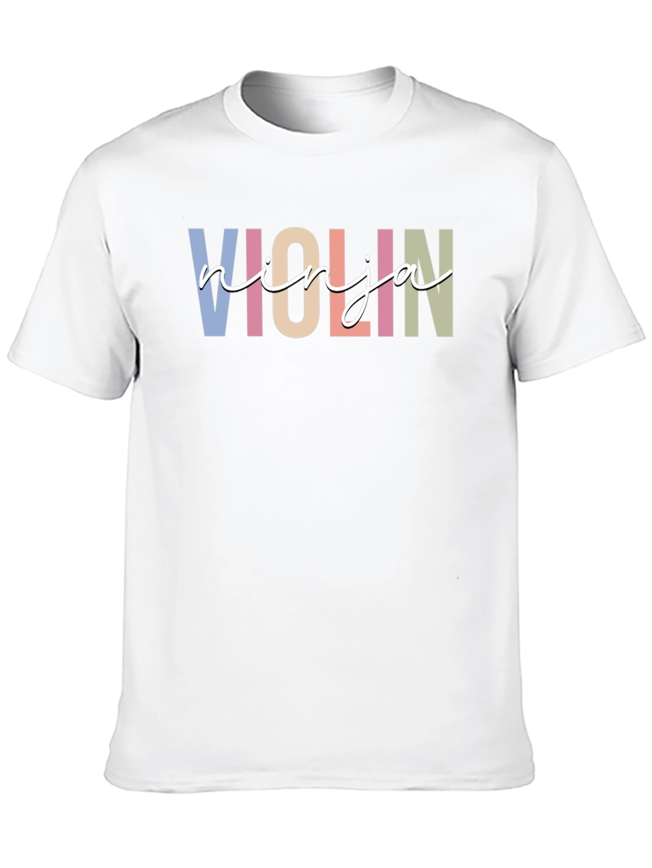 Violin Ninja Graphic Tee - Classic Crew Neck