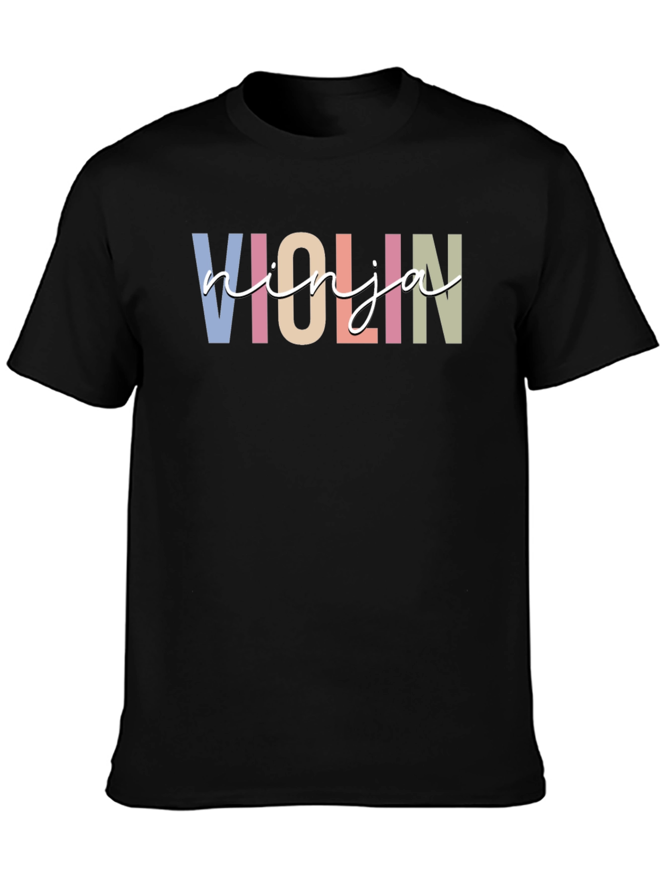 Violin Ninja Graphic Tee - Classic Crew Neck