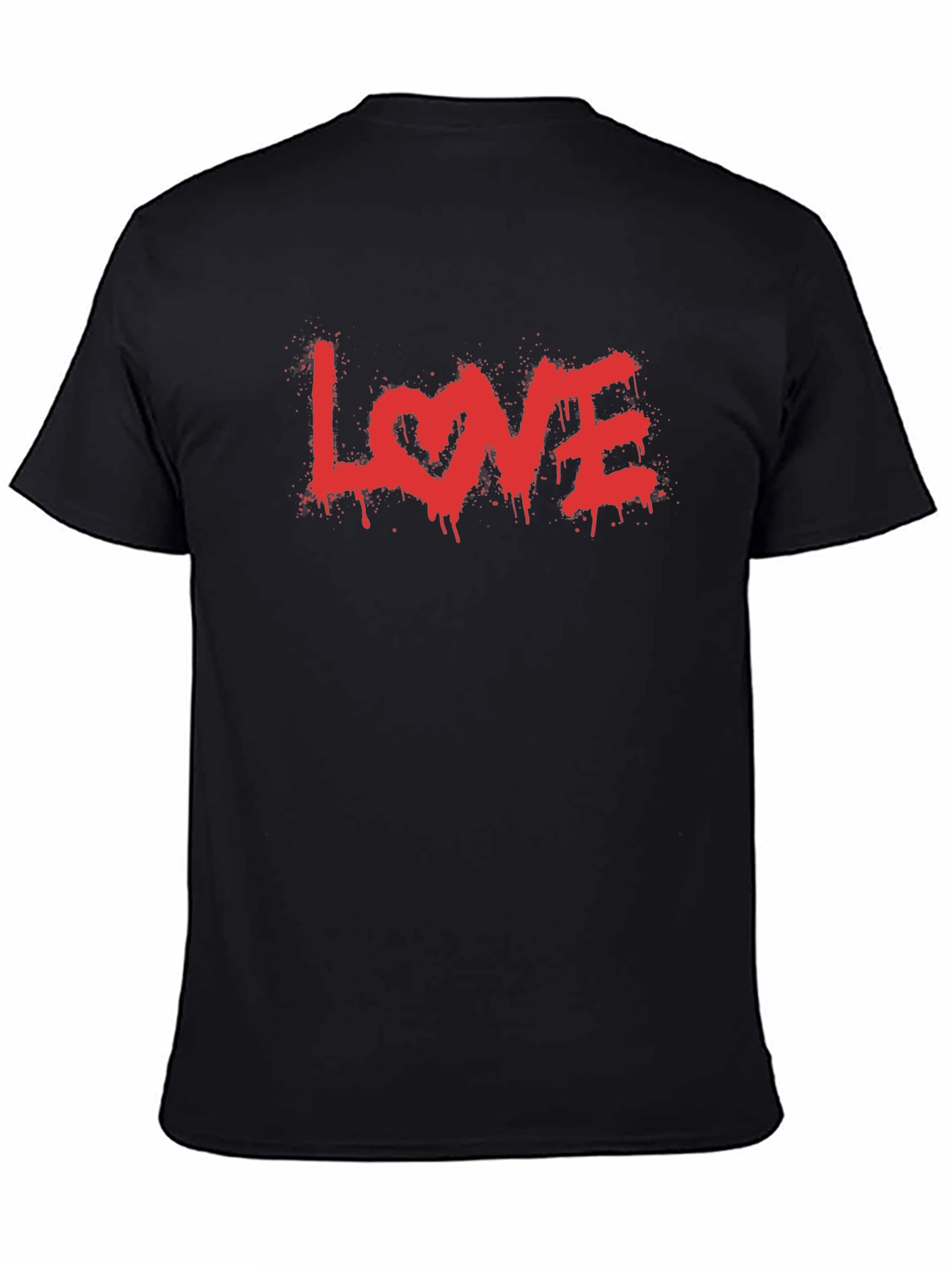 LOVE Graphic Tee - Valentines Day Black T-Shirt