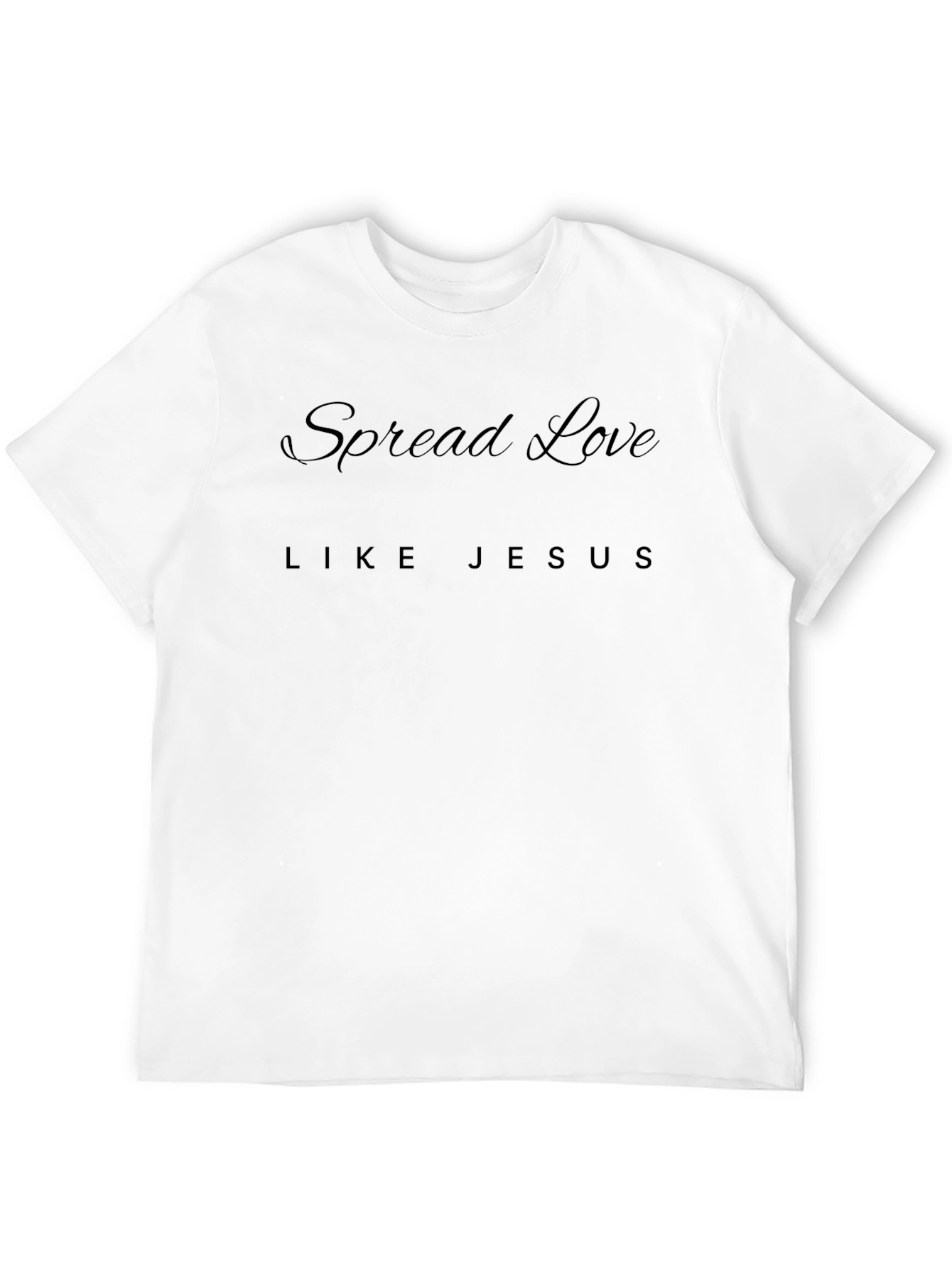 Spread Love Like Jesus Black Tee