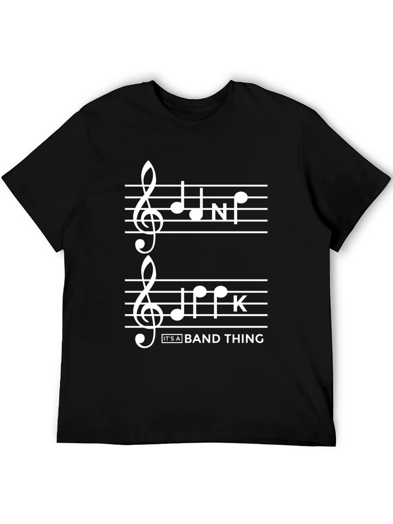 Its A Band Thing Black Graphic Tee