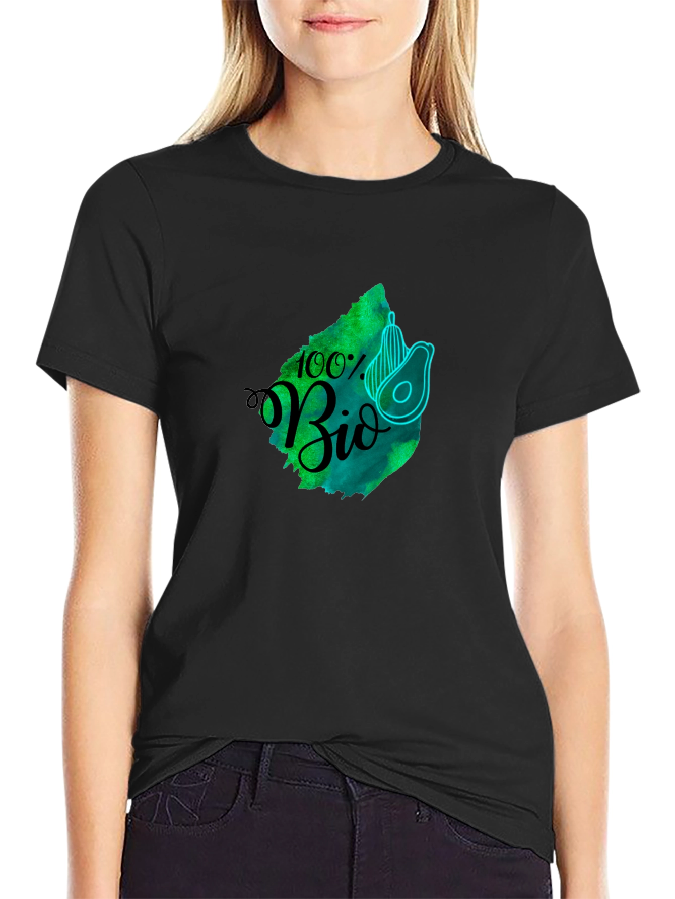 Eco-Friendly 100% Bio Avocado Graphic Tee